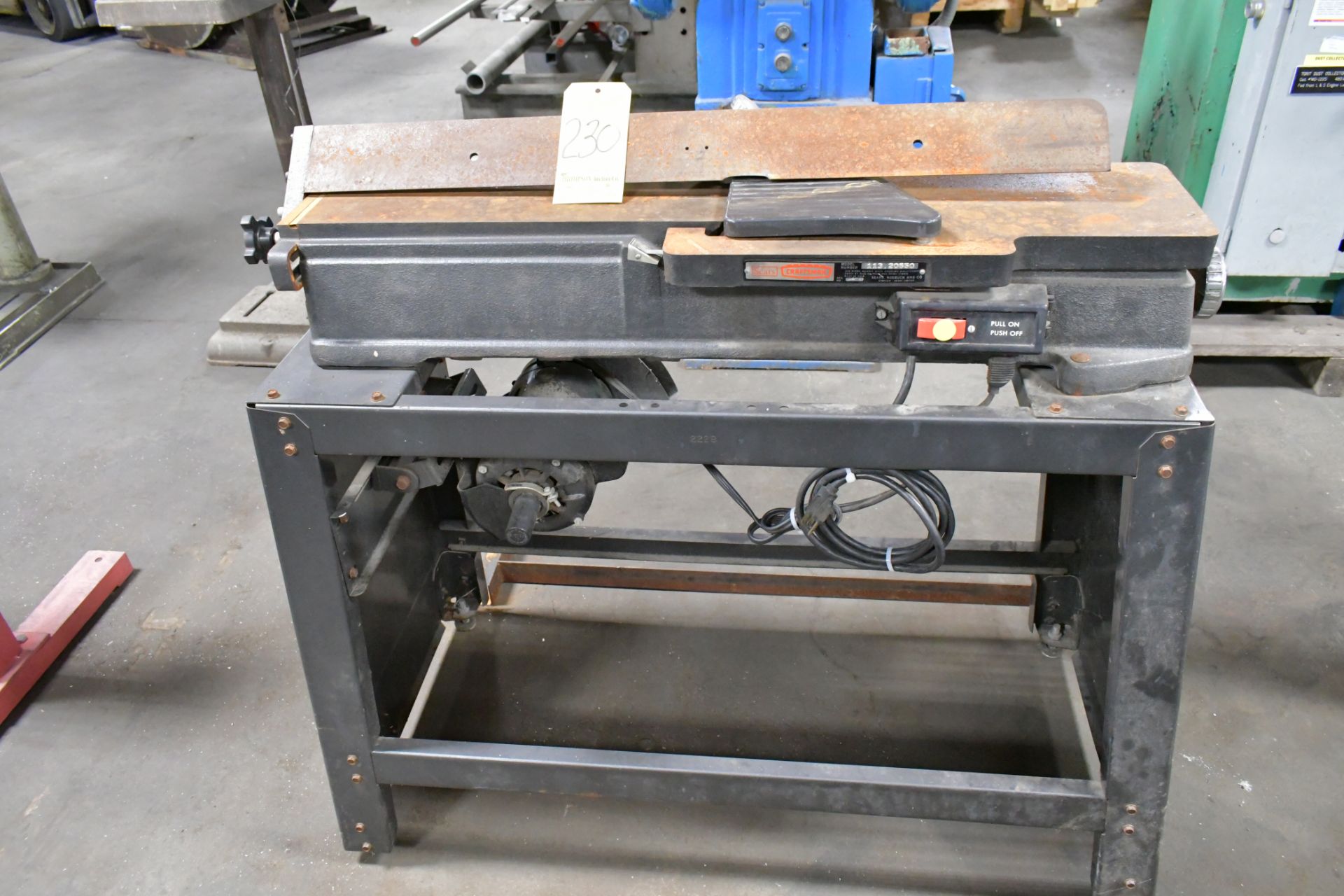 Sears Craftsman Model 113.20650 Jointer, Single Phase