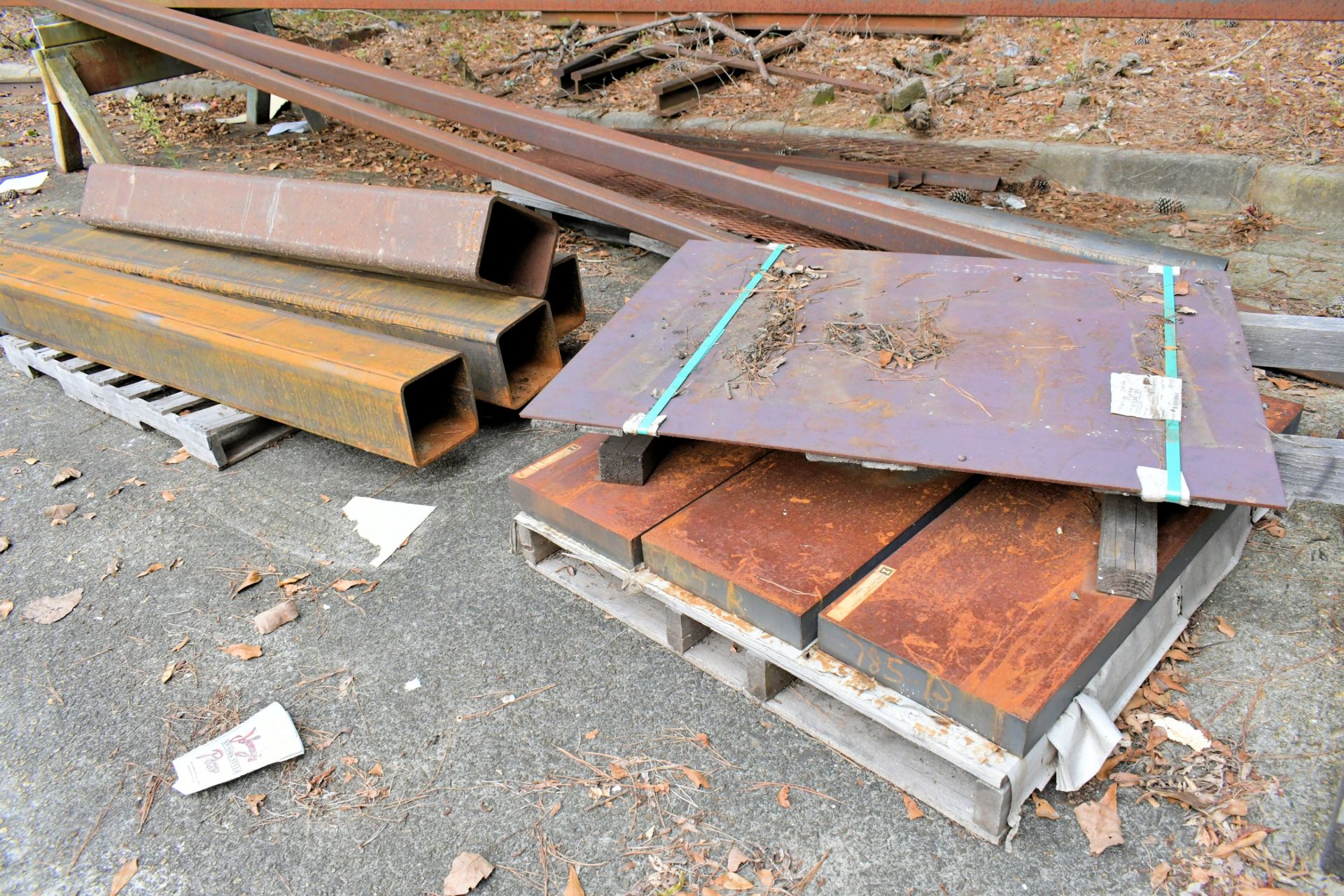 Lot-Steel Plates, C-Channel, Hollow Square and Rectangular Tube Stock, Hollow Round Tube Stock, ( - Image 3 of 8