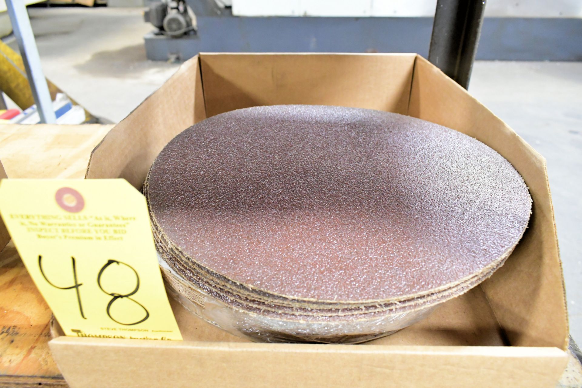 Lot-12" Sanding Disks in (1) Box