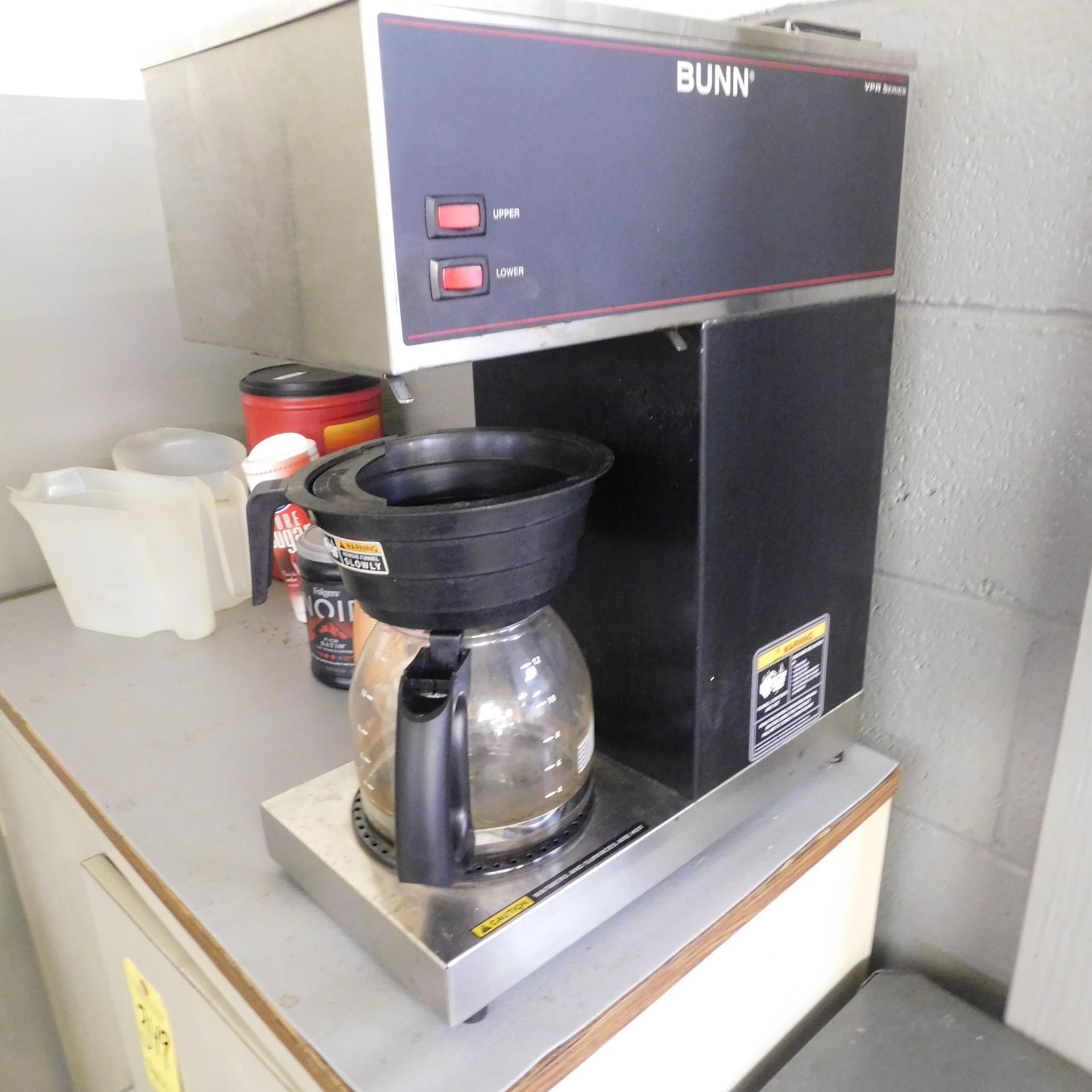 2-Door Small Storage Cabinet with Bunn Coffee Maker - Image 2 of 2