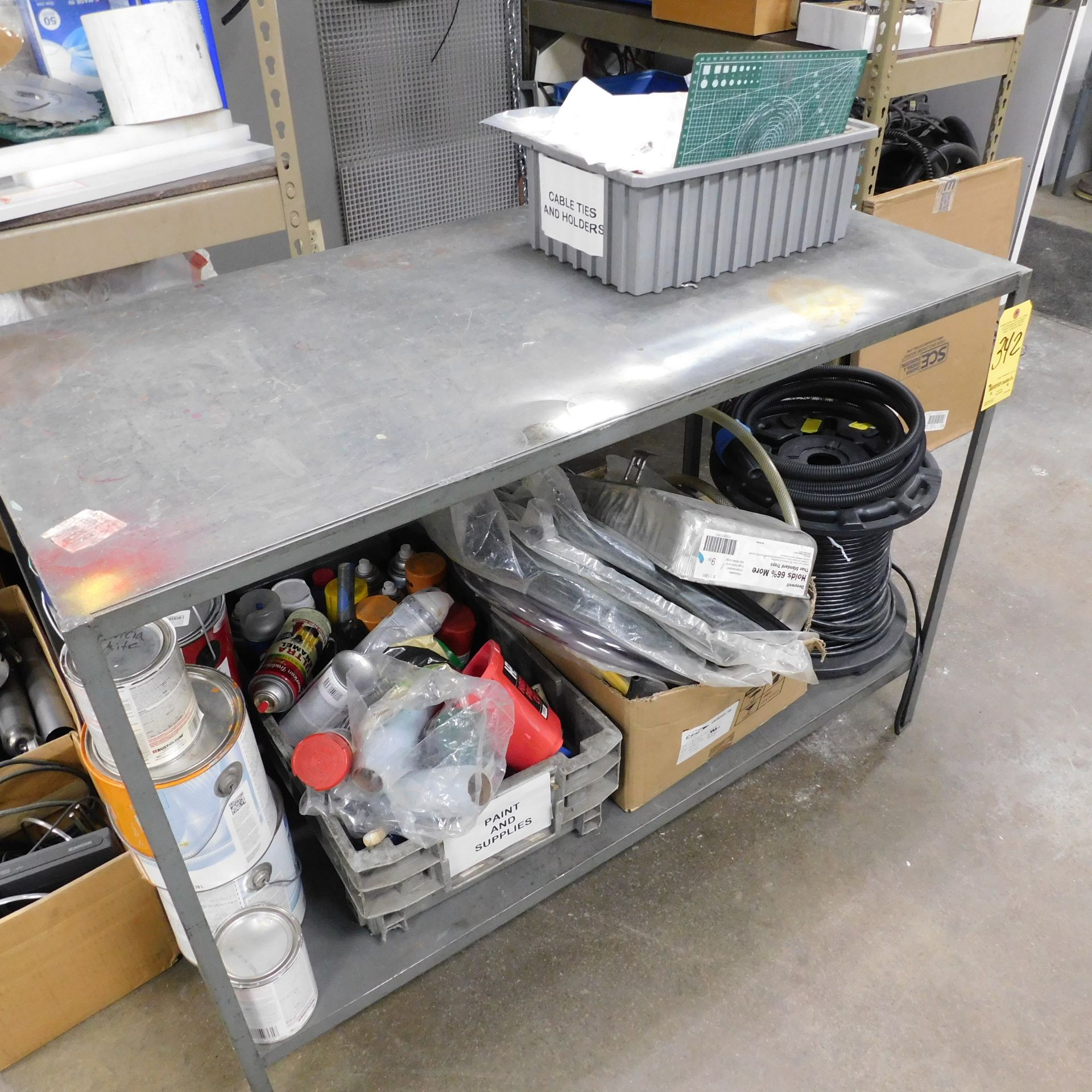 (2) Sections Metal Shelving, 48" X 72" X 18 1/2" Deep, with All Contents of Maintenance Items, etc. - Image 6 of 8