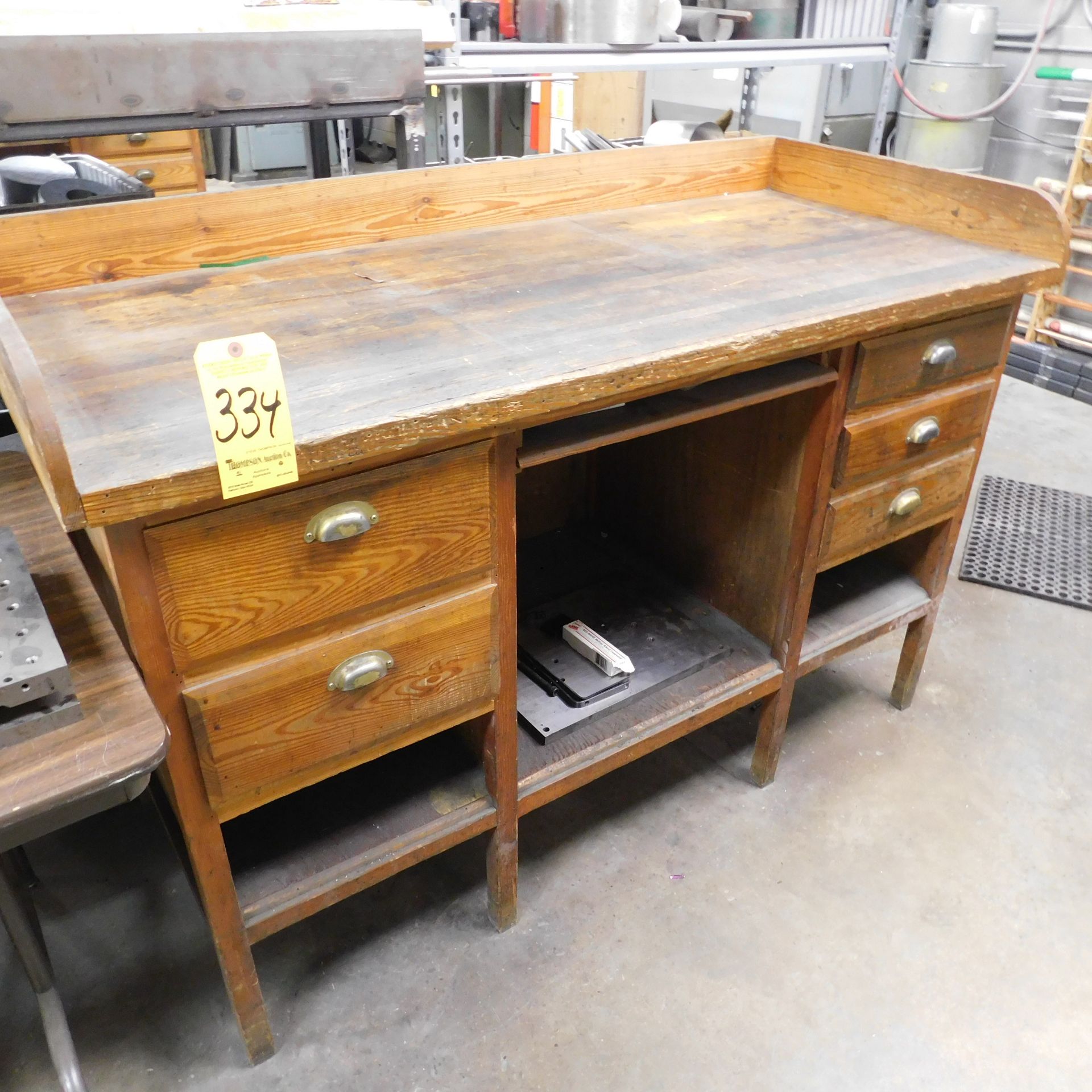 Wooden Toolmaker's Bench