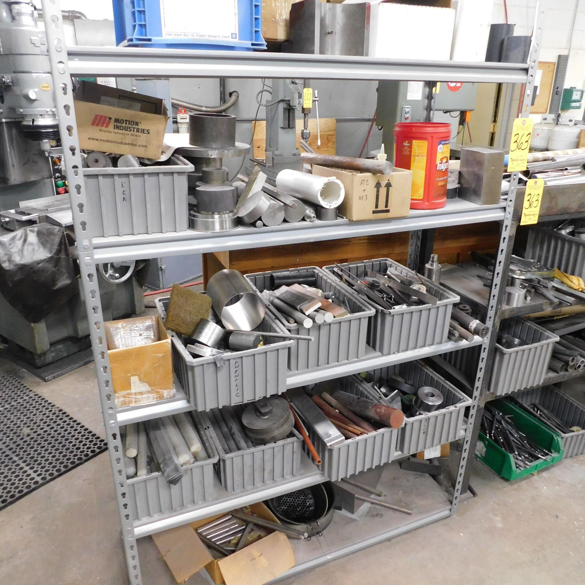 (2) Racks and Contents of All Steel