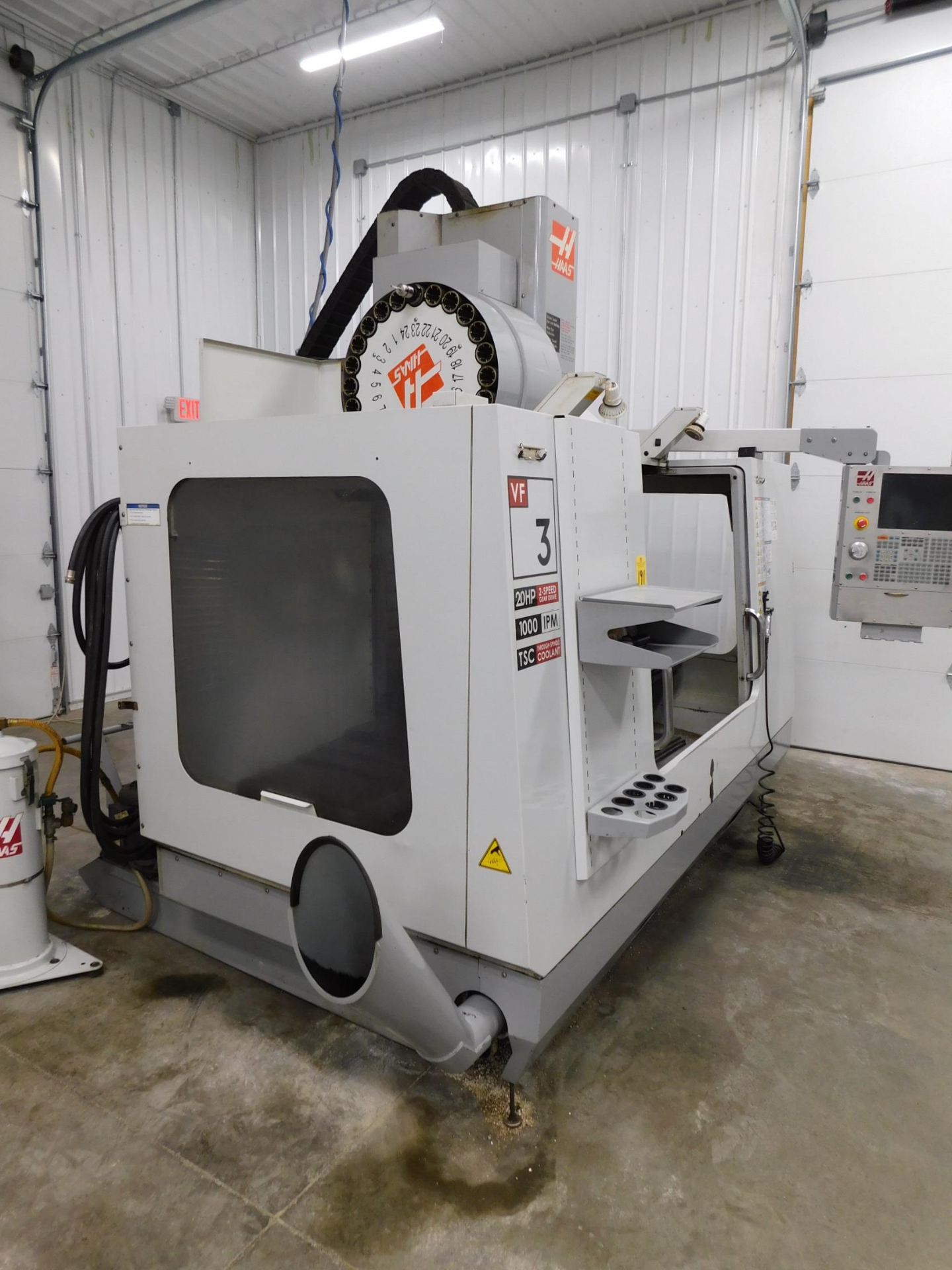 Haas VF-3 Vertical Machining Center sn 1066803, New In 2008, 18"X48" Table, 24ATC, 40Taper - Image 11 of 18