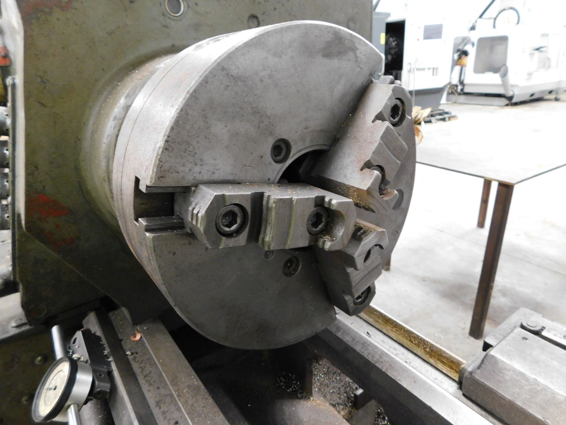 SouthBend Turn-nado 17"X40" Gear Head lathe sn 66-GJ-735, 10" 3-Jaw & 12" 4-Jaw Chucks, Taper - Image 8 of 11