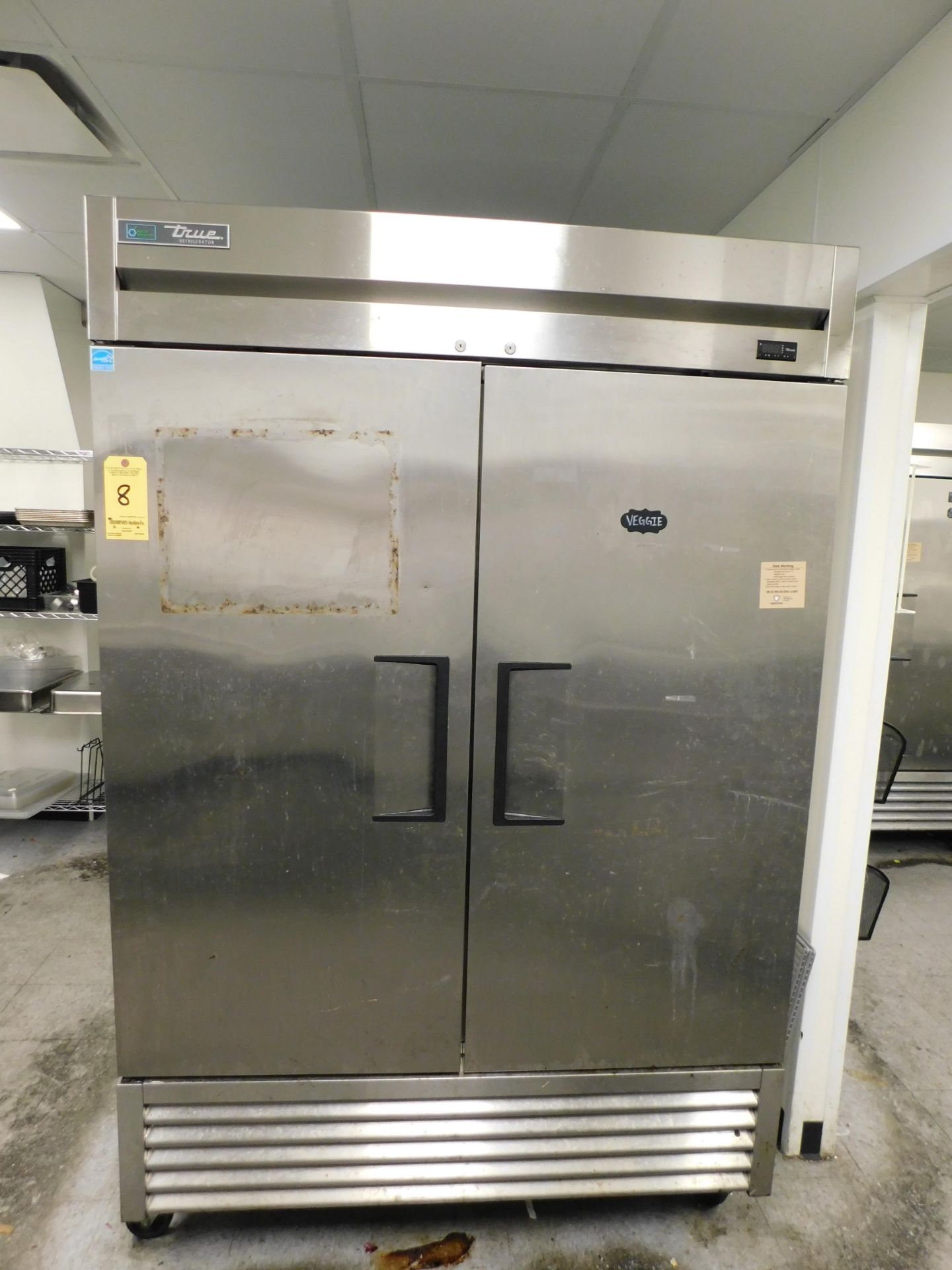 True Refrigerator Model: T-49-HC SN#:10117522, 115V, 2 Door- 54"W X7ft.TX 30"D