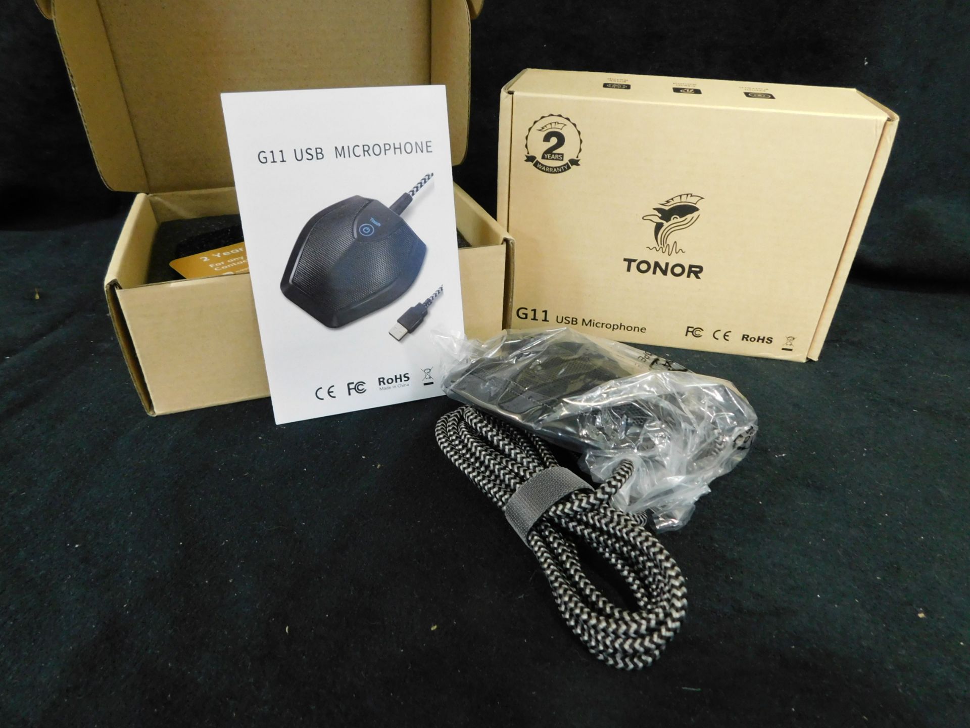 (2) Tonoe G11 USB Microphone