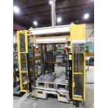 Custom Built 4-Post Hydraulic Press, Bed Plate 47" L/R X 45" F/B, 36" Stroke, 54" Max. Opening