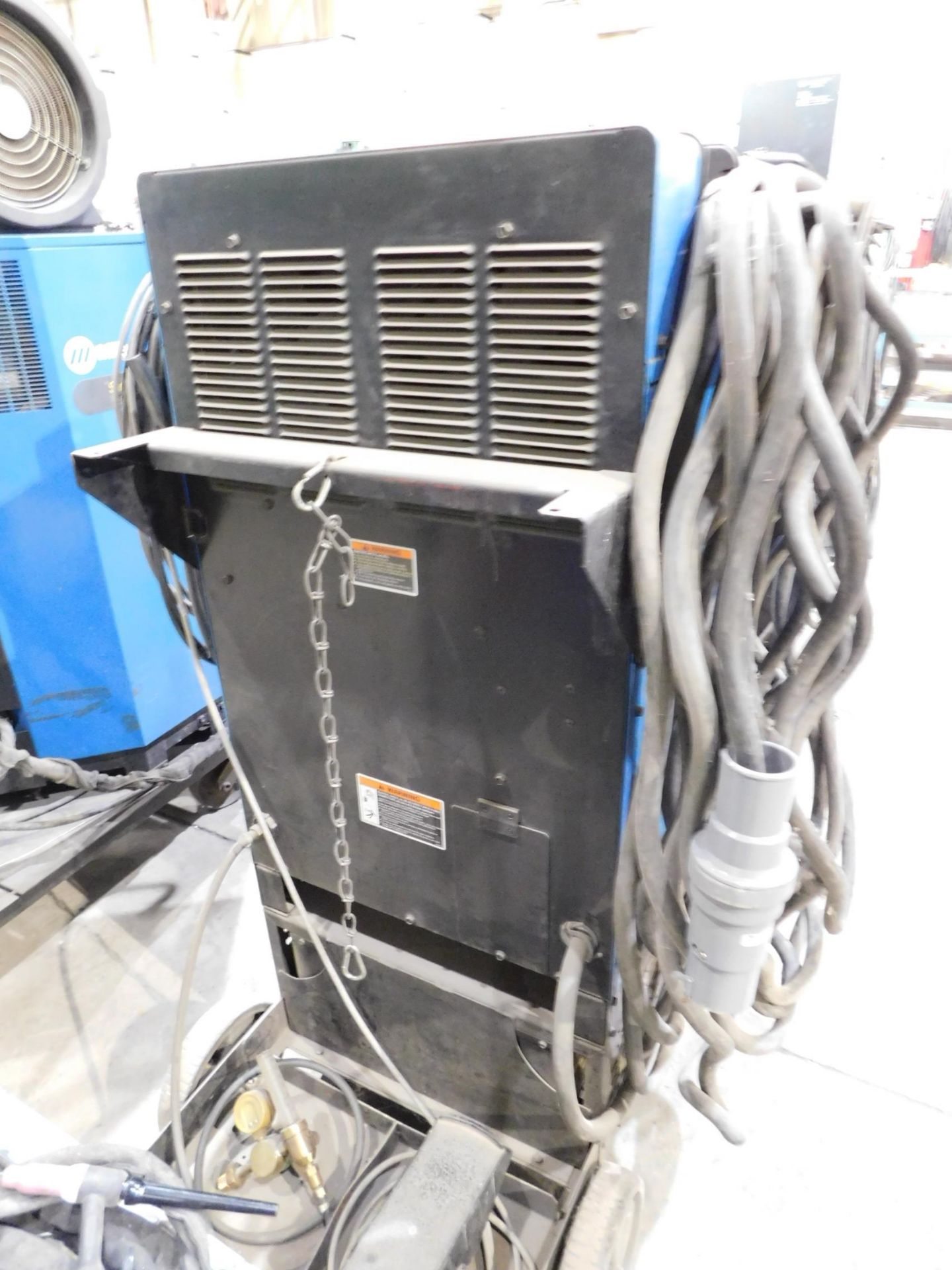 Miller Synchrowave 350LX Tig Welder, s/n LB294456, with Built in Chiller, Torch Ground Cable, - Image 4 of 7