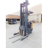 Raymond Model 040-R60TT Stand On Electric Forklift, s/n 040-94-05097, 6,000 Lb. Capacity,