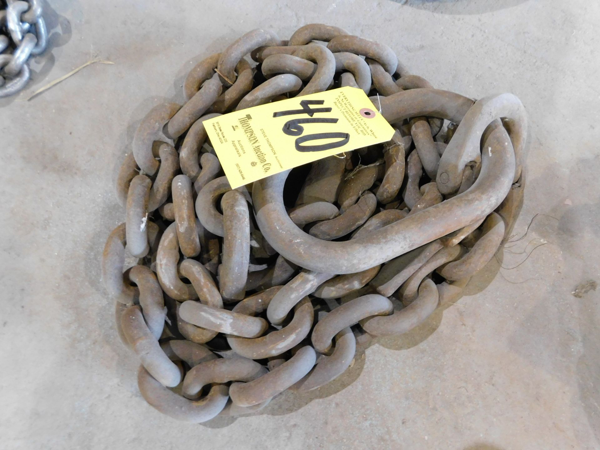 Lifting Chain, 1-Hook, 7' Length