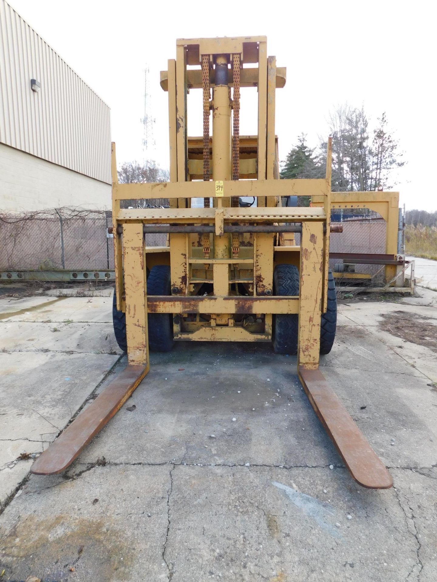 Clark Yard Fork Lift, s/n CHY-2008-15-923-268, 25,000 Lb. Capacity, Gasoline, Pneumatic Tires, - Image 2 of 22