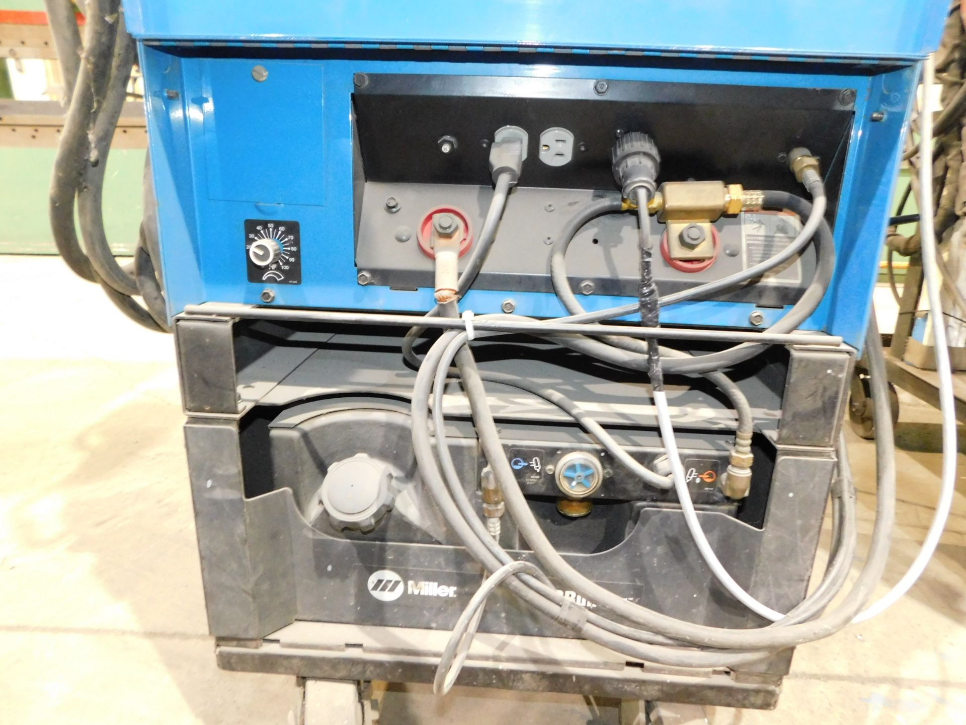 Miller Synchrowave 350LX Tig Welder, s/n LB294456, with Built in Chiller, Torch Ground Cable, - Image 6 of 7