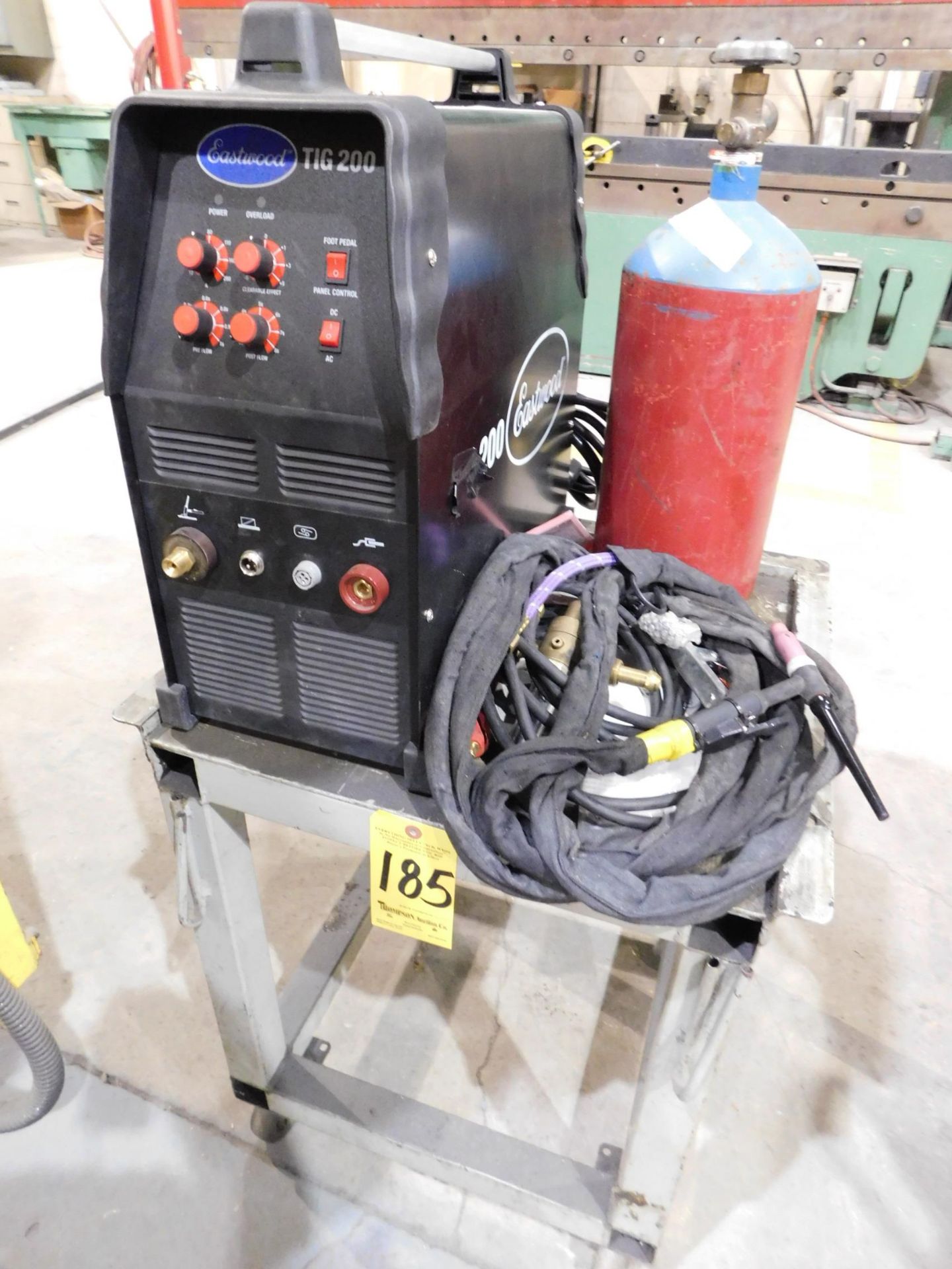 Eastwood TIG200 Portable Tig Welder, s/n 66103120303042, with Torch, Ground Cable, Foot Pedal