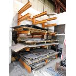 Cantilever Rack, Welded Construction, 12' H X 9'6" Wide X 7'4" Deep