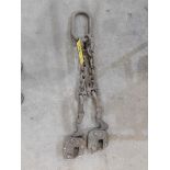 Lifting Chain with (2) Merrill Brothers 2-Ton Sheet Lifters