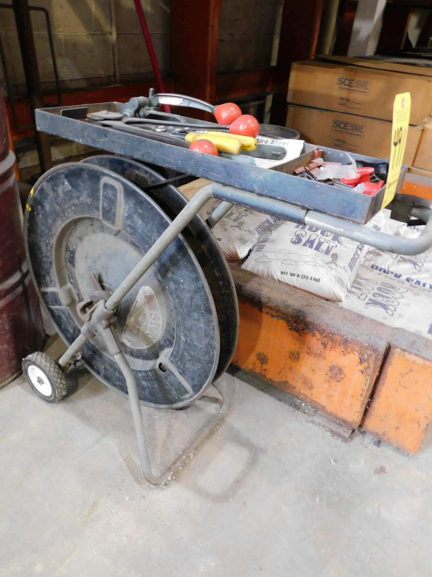 Banding Cart with Tools and Steel Banding