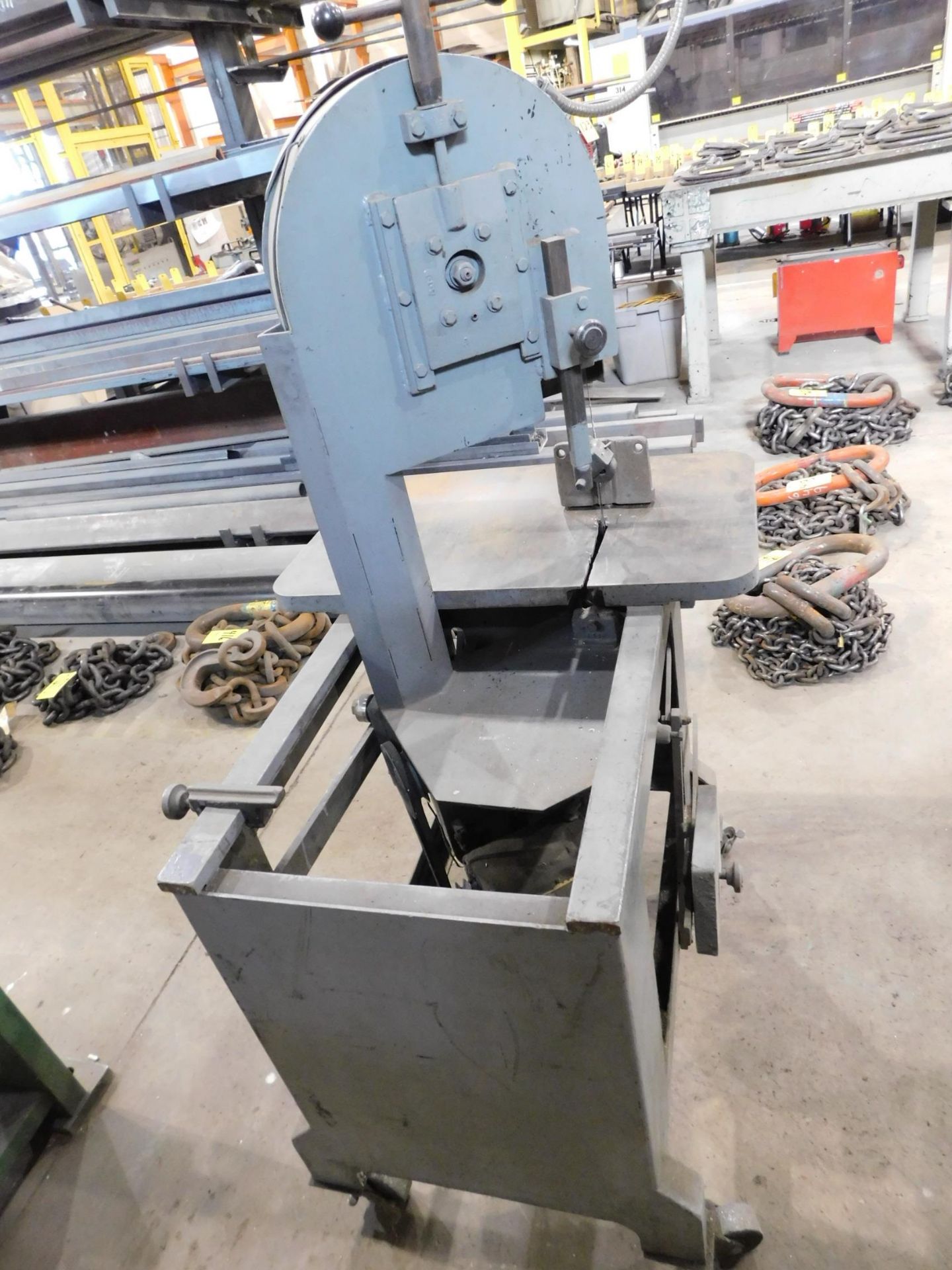 Roll In Vertical Band Saw, s/n 79372, 110/1/60 - Image 4 of 6