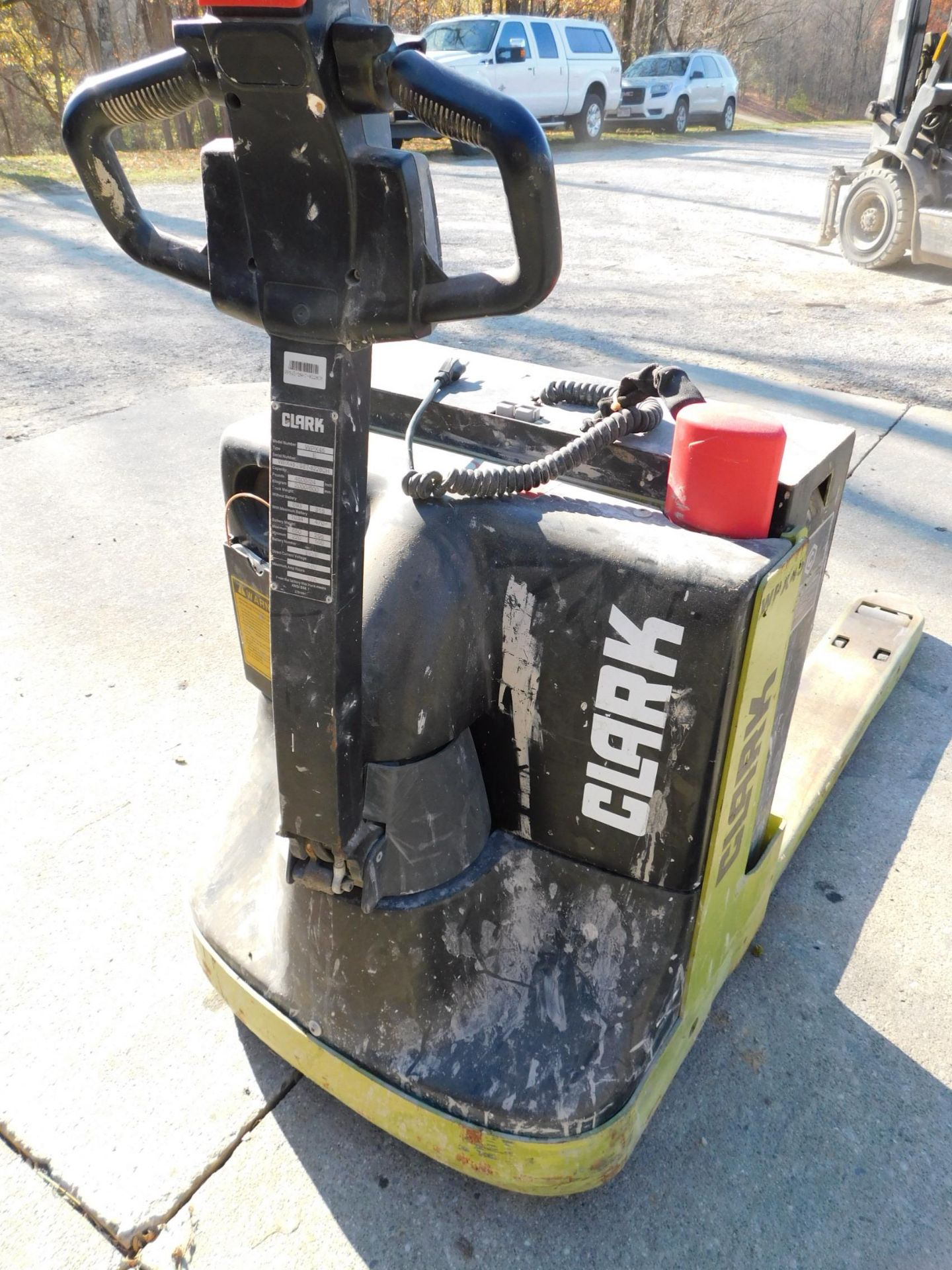 Clark Model WPX45 Electric Pallet Jack, s/n WPX452967-8228CH, 4,500 Lb. Capacity, Built In - Image 5 of 12