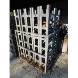 (8) Hydro-Mobile 5' Mast Sections with Rack