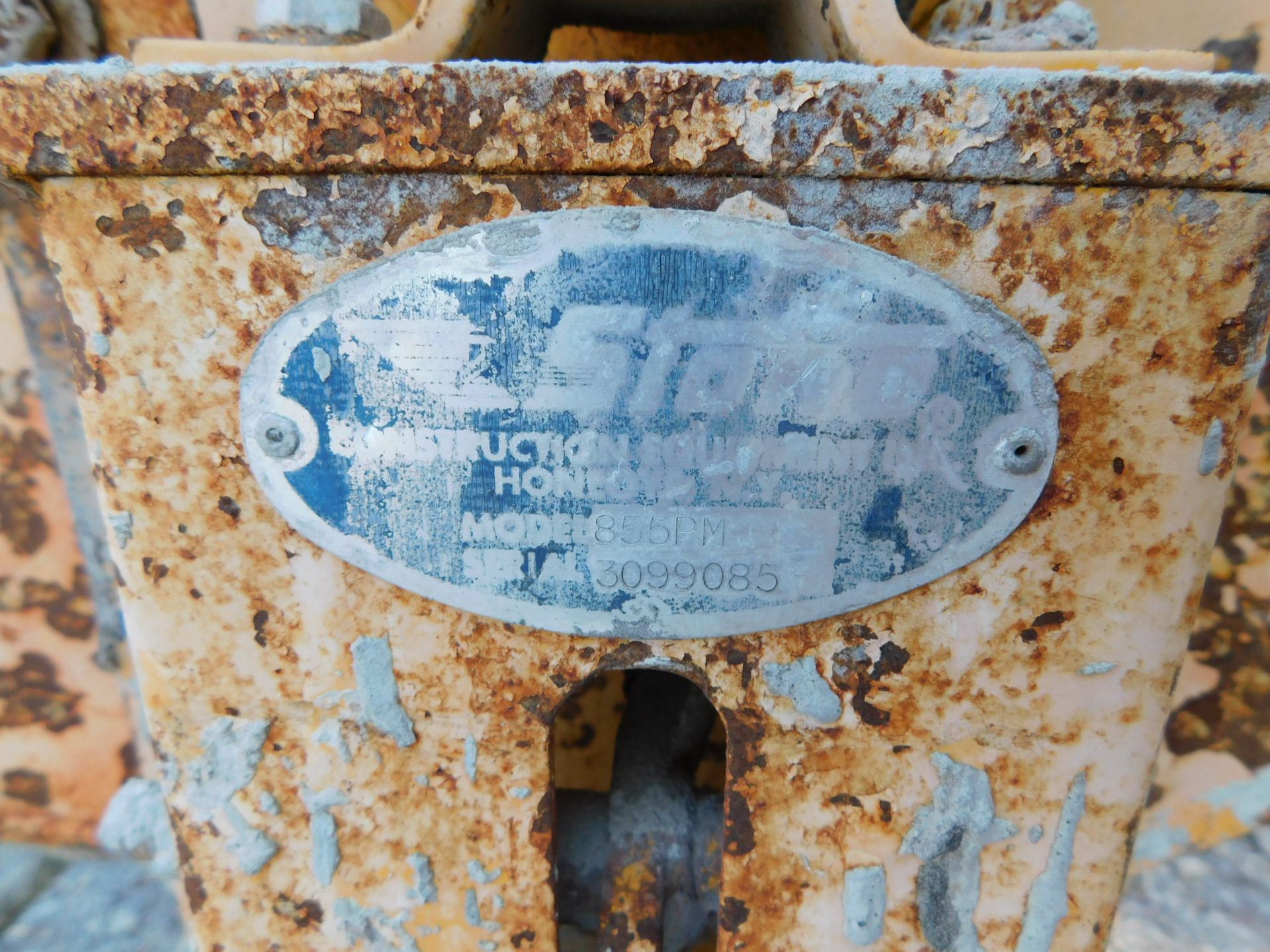 Stone Model 855PM Gas Powered Mortar Mixer, s/n 3099085, Needs Repair - Image 8 of 10