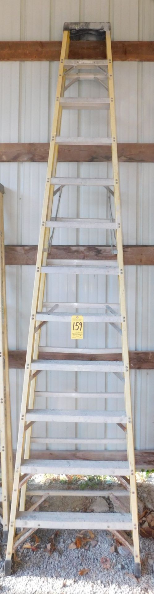Green Bull 12' Fiberglass Step Ladder