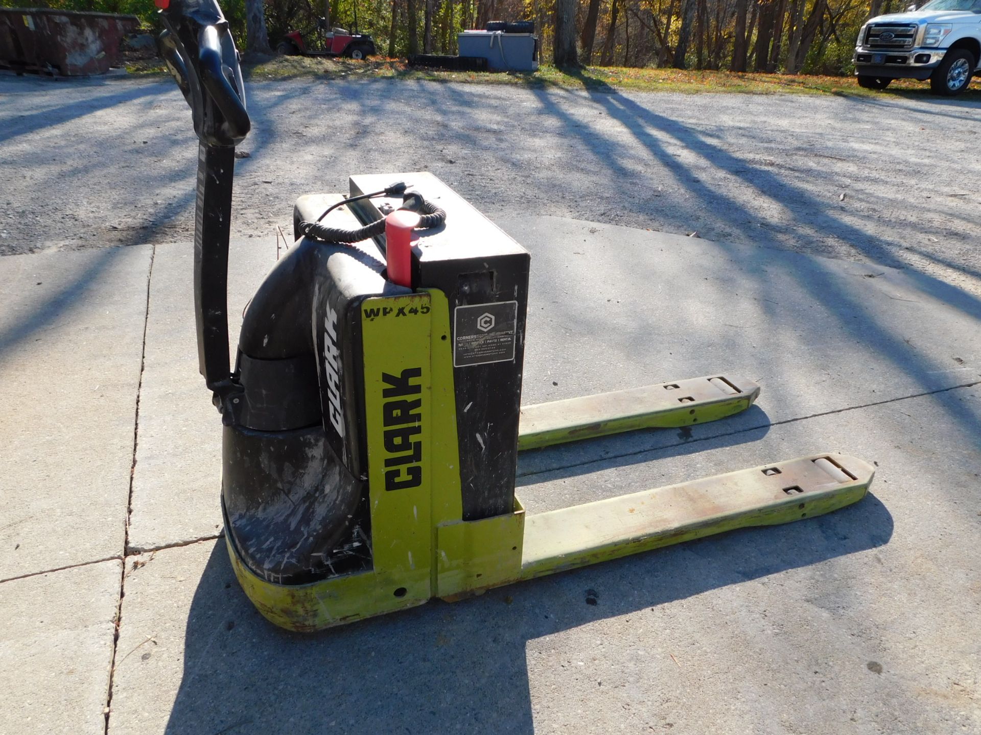 Clark Model WPX45 Electric Pallet Jack, s/n WPX452967-8228CH, 4,500 Lb. Capacity, Built In - Image 4 of 12