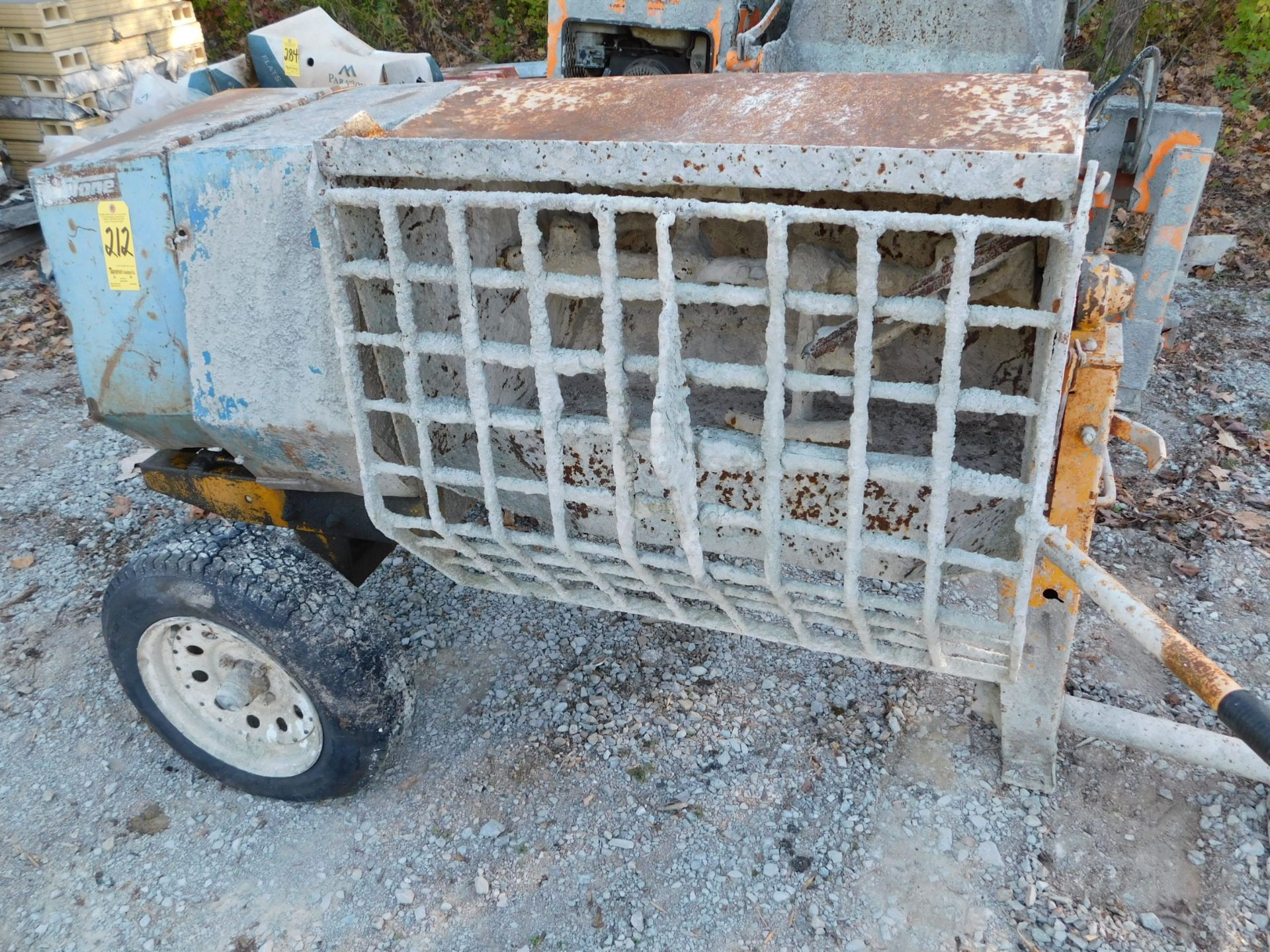 Stone Model 855PM Gas Powered Mortar Mixer, s/n 3099085, Needs Repair