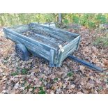 Utility Trailer, Single Axle, 8' Length, 4' Wide, with 1' High Stake Sides