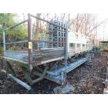 Hydro-Mobile M-Series Mast Climbing Work Platform, 24' Long X 7' Wide, with (8) 5' Mast Sections