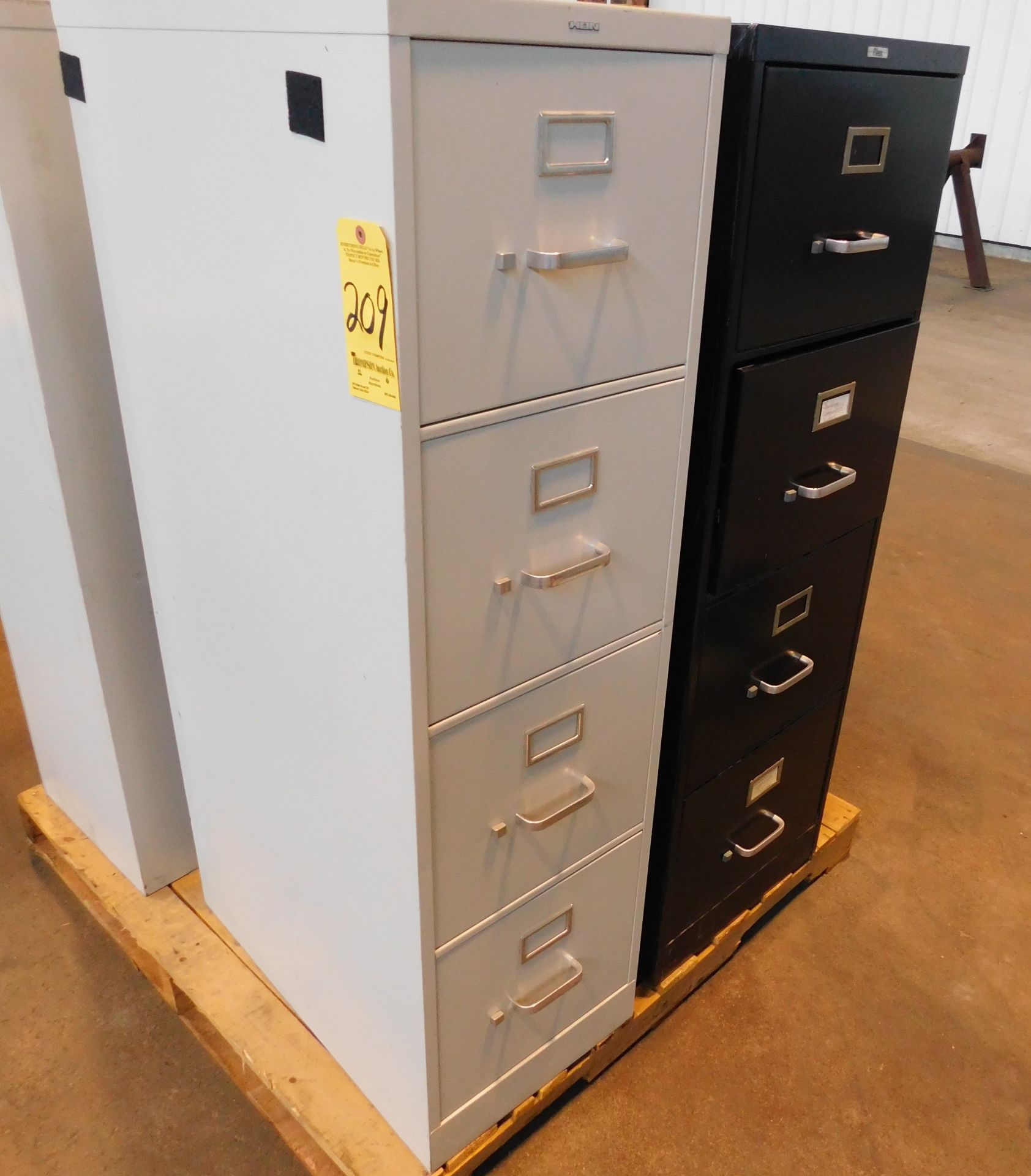 (3) 4-Drawer File Cabinets