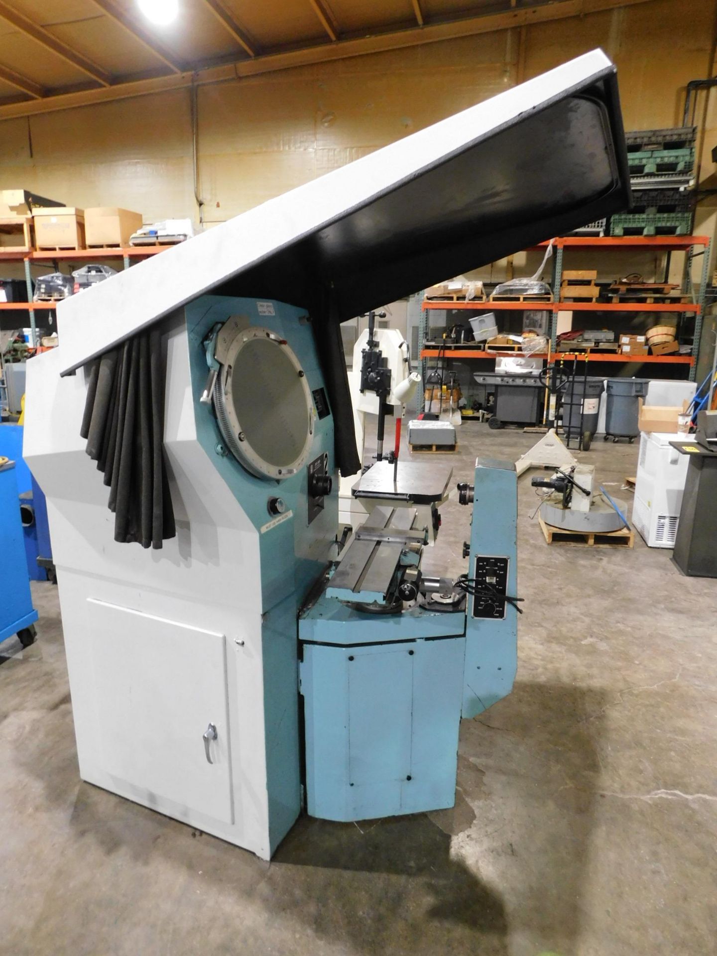 Jones & Lamson Epic 114 Optical Comparator, 14", s/n E62385, with 10X, 20X, 31.25X, 50X, 62.5X, - Image 6 of 9