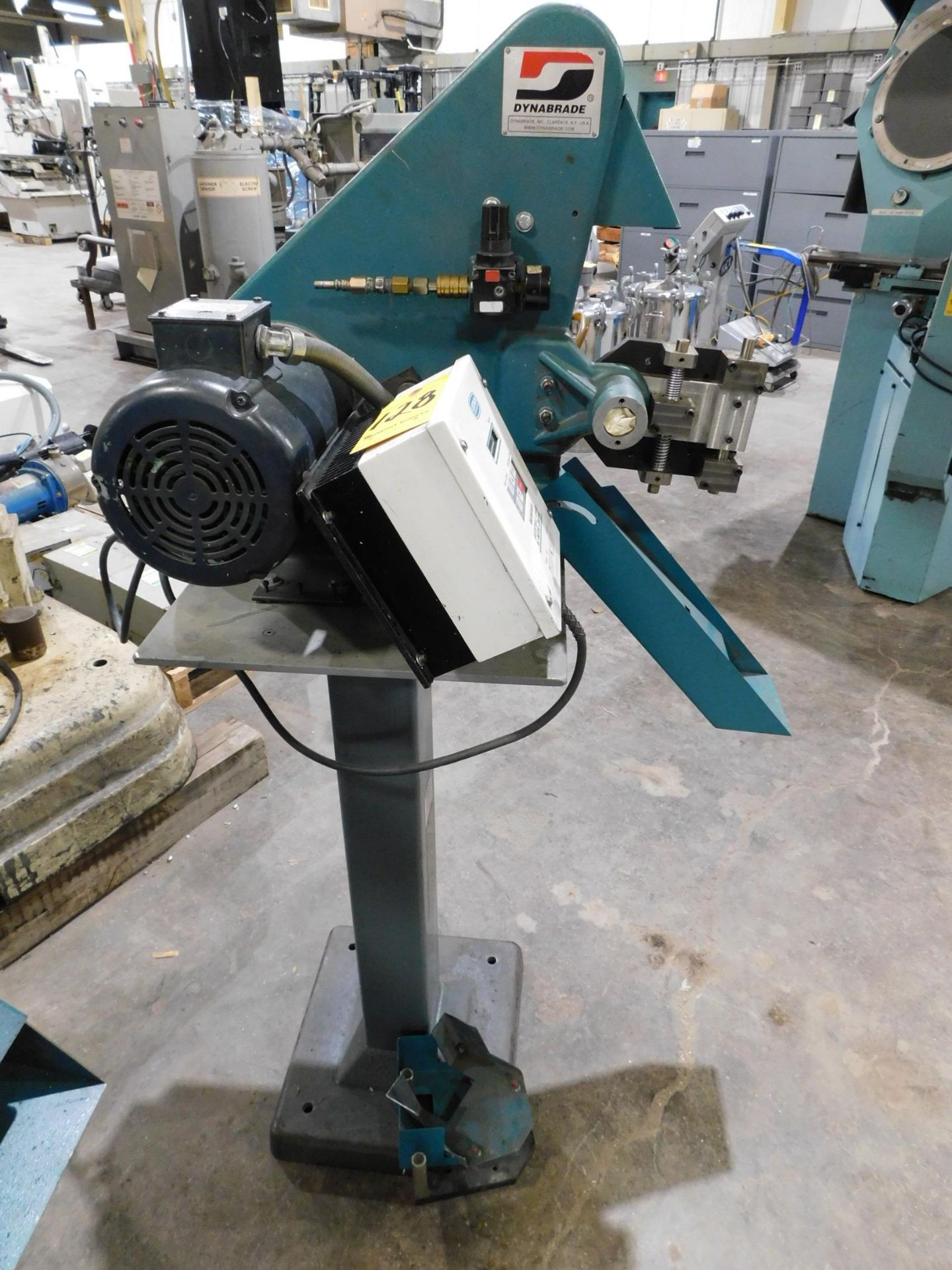 Dynabrade Model 64903 Variable Speed Versitility Grinder, s/n AG23731, Powers 72" Abrasive Belts - Image 5 of 7