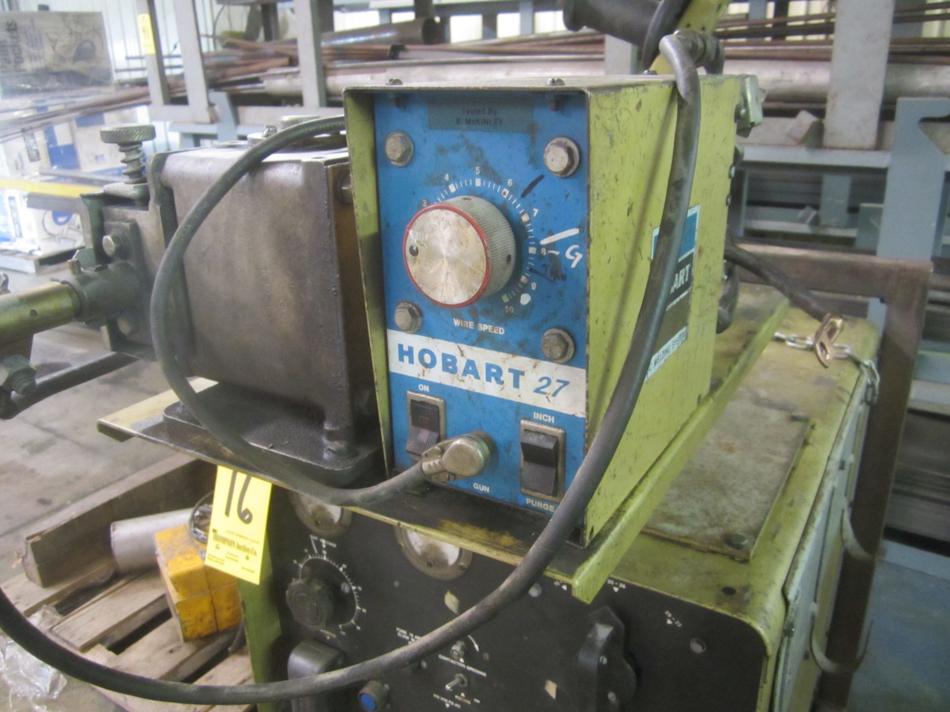 Hobart RC-300 Mig Welder, s/n 80WS03911, Hobart 2000 Wire Feeder, 230/460/3/60 - Image 2 of 4