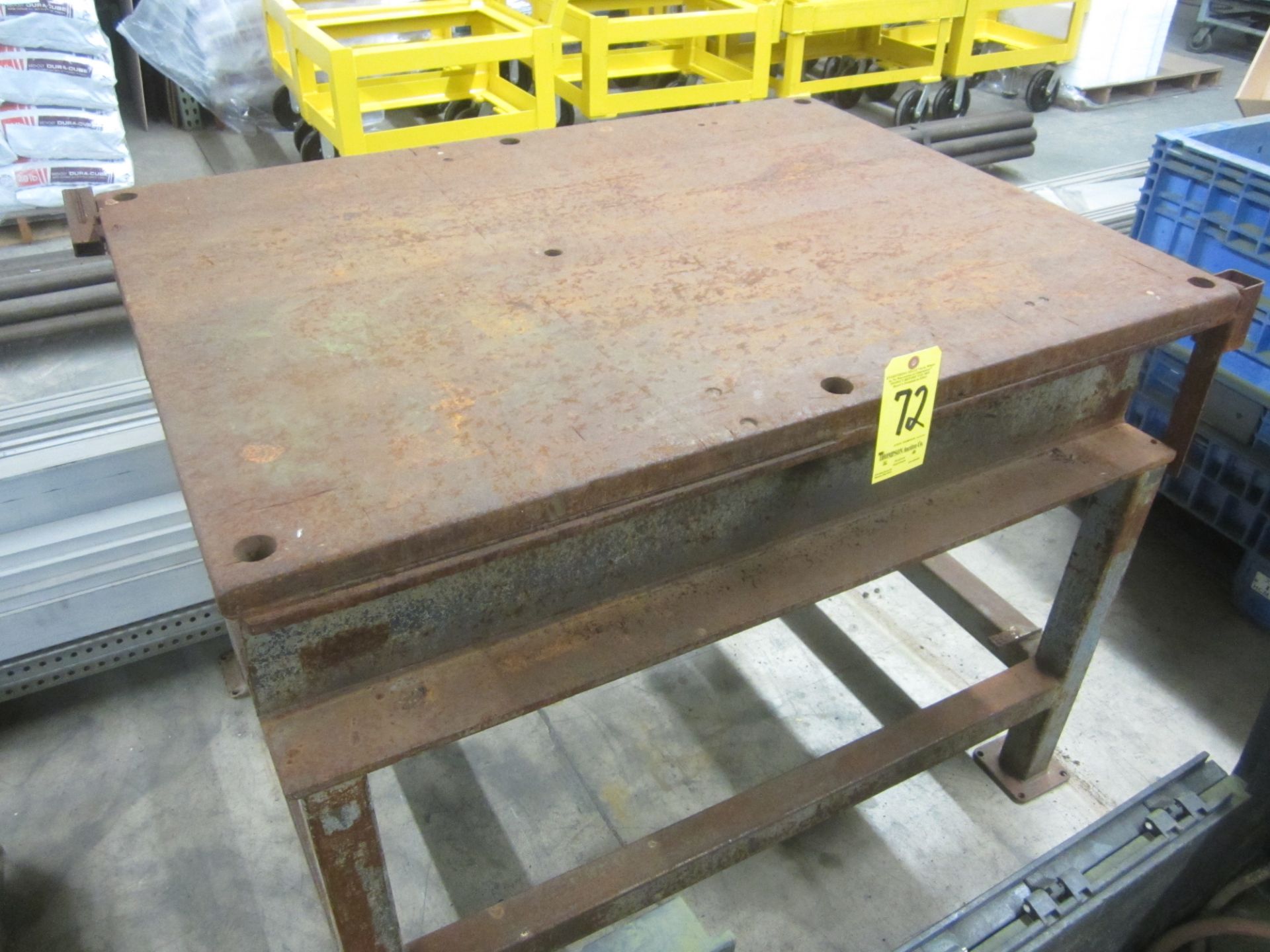 Heavy Duty Table, 49 1/2" X 38 1/2" X 1 1/2"