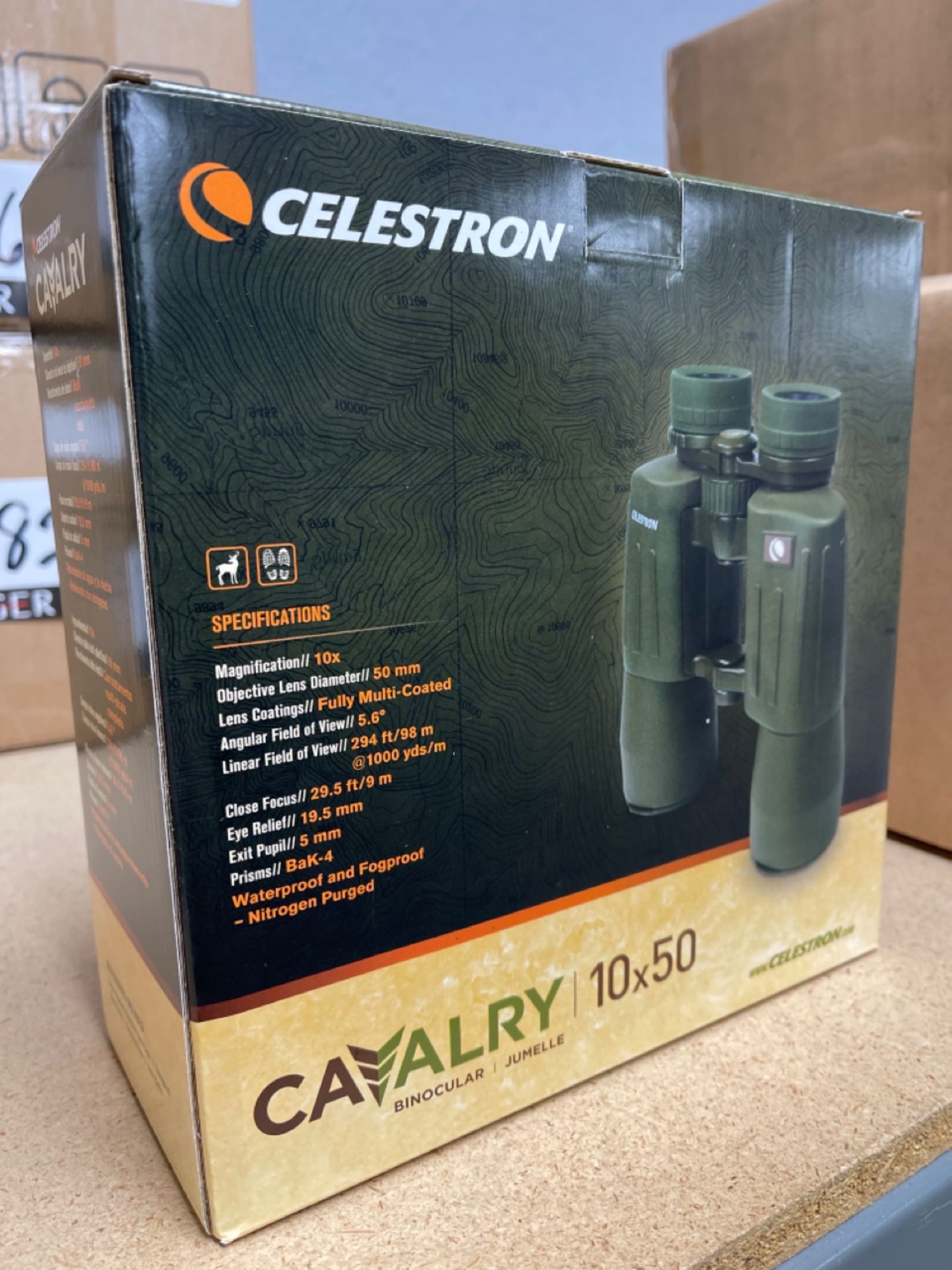 Lot (5) Celestron Calvary Binoculars