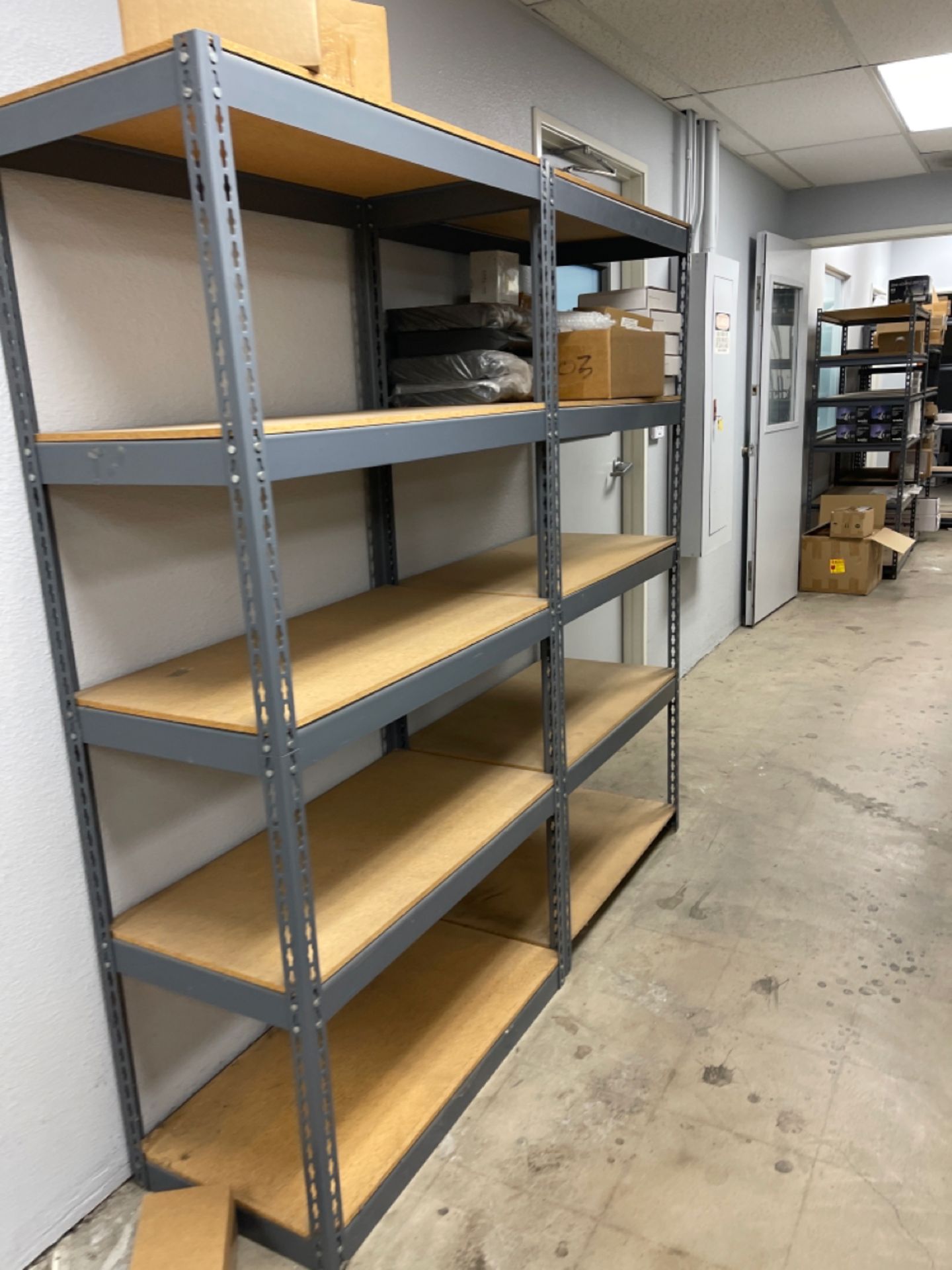 Lot (30) Industrial Shelves **Note: Stock Photos Used** - Image 9 of 10