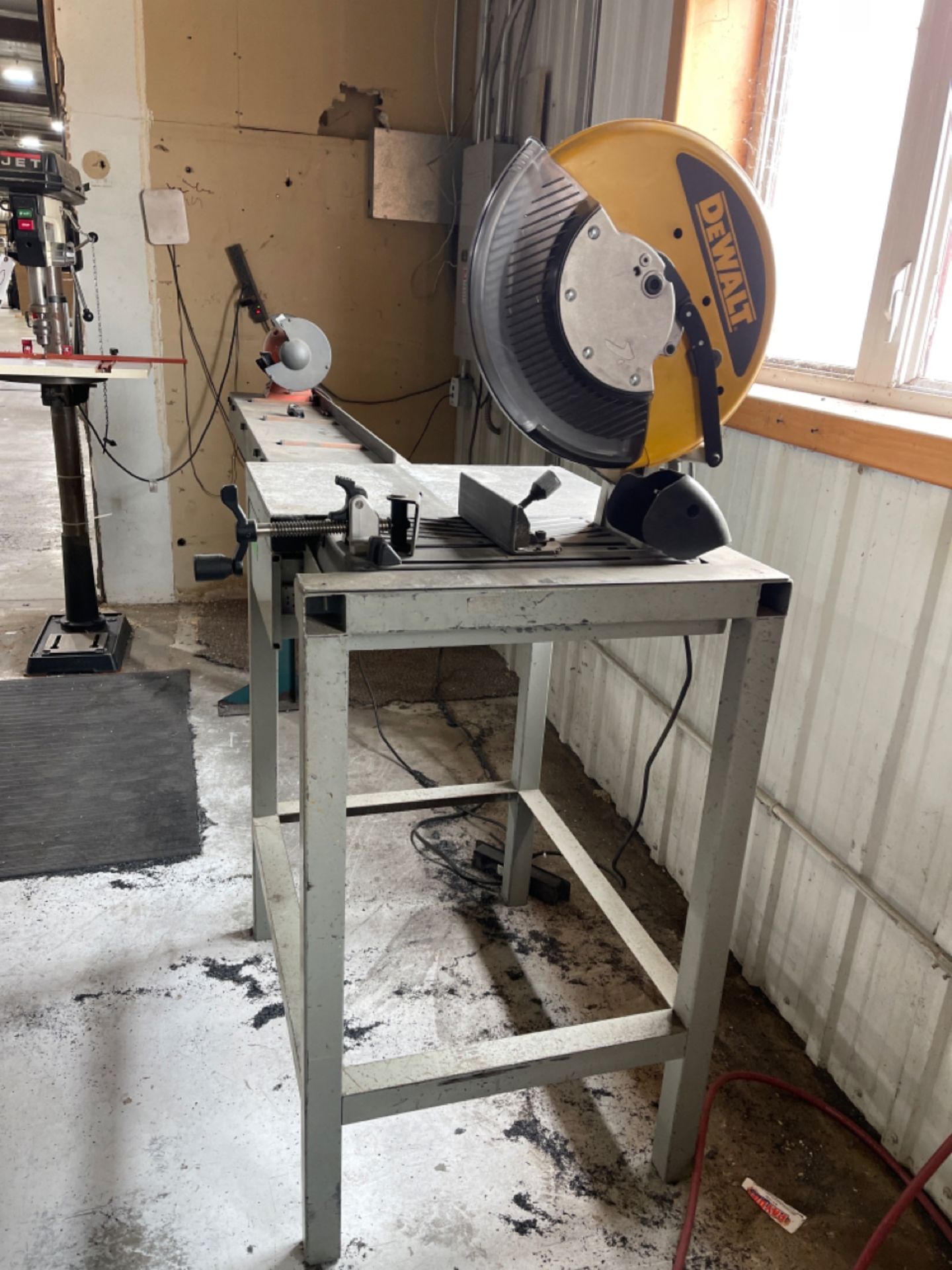 Work Table w/ Multicutter & Bench Grinder - Image 2 of 6