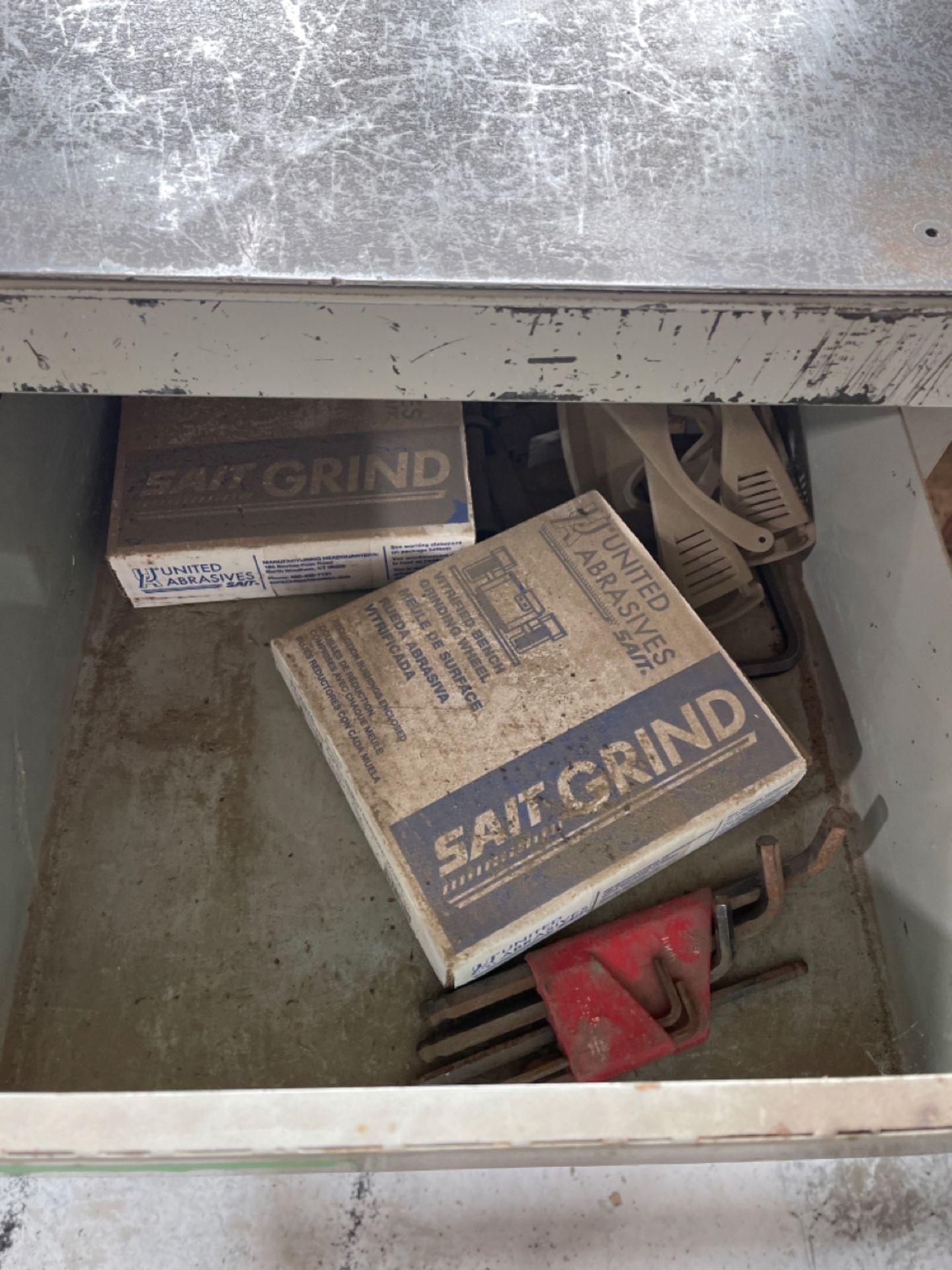 Work Table w/ Multicutter & Bench Grinder - Image 6 of 6