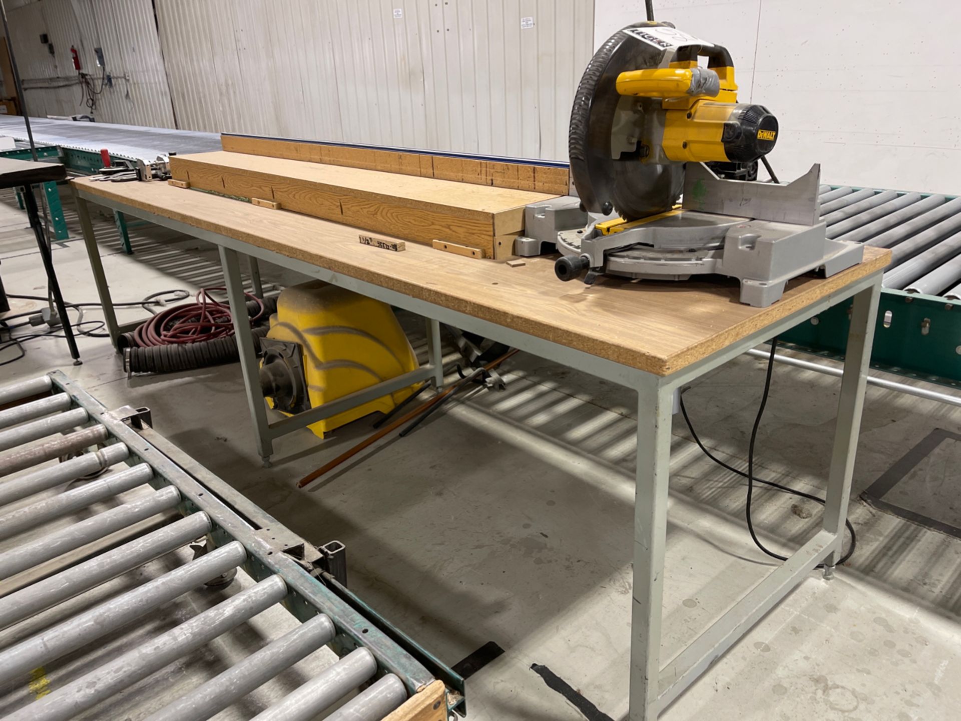 Industrial Table w/ Compound Miter Saw
