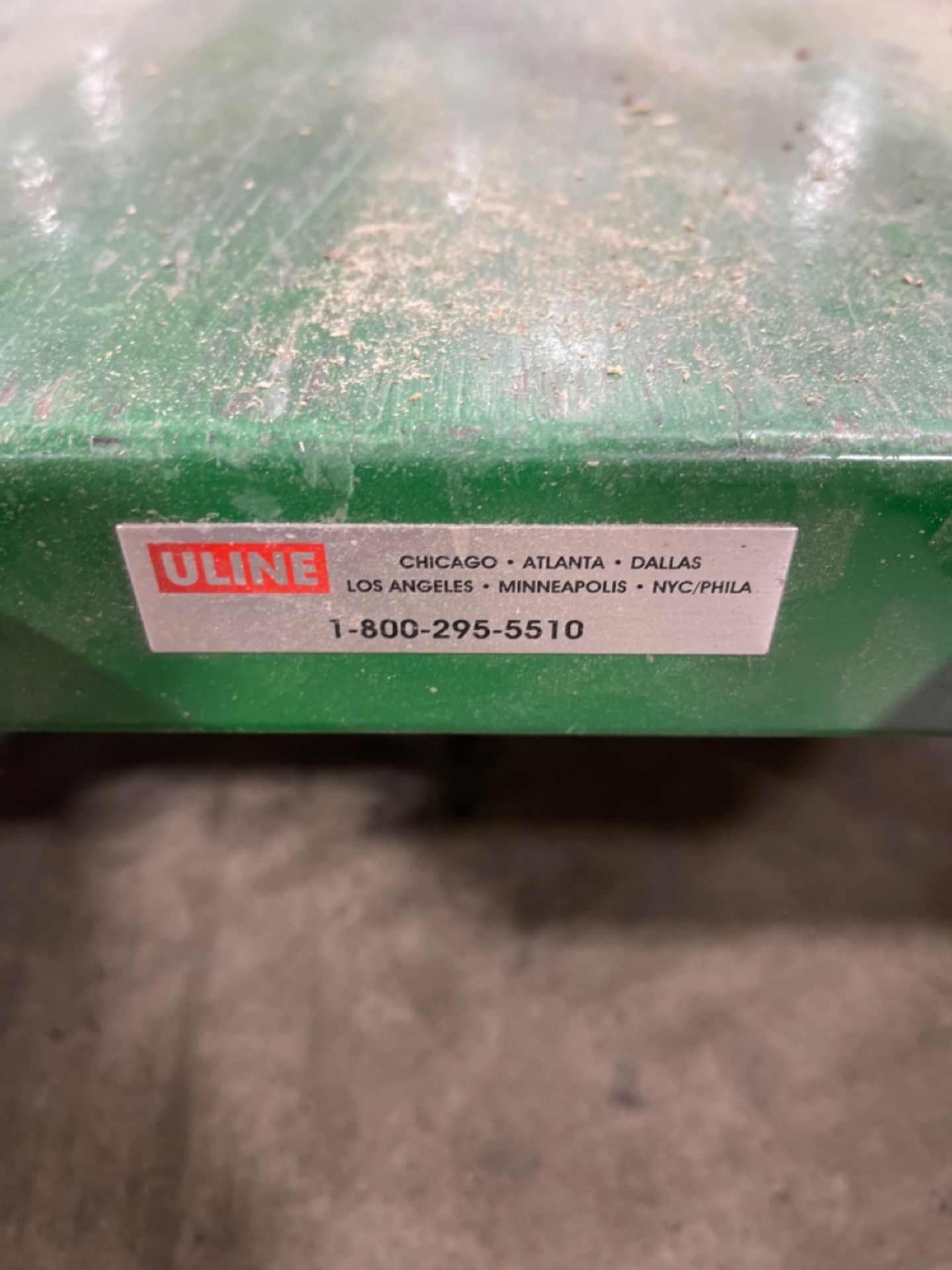 Uline Rolling Material Cart - Image 2 of 2