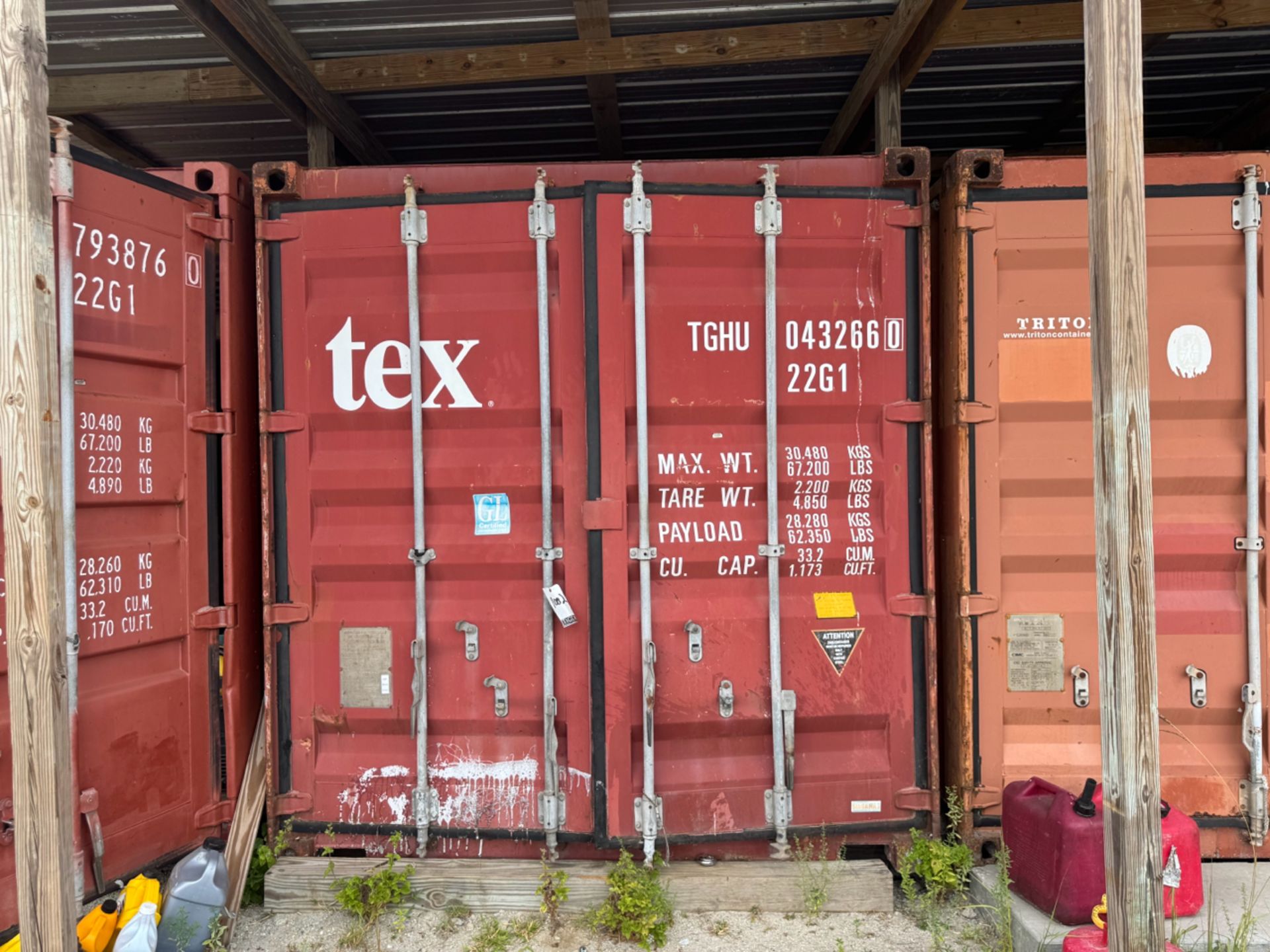 Lot 20' Shipping Container - Image 3 of 25