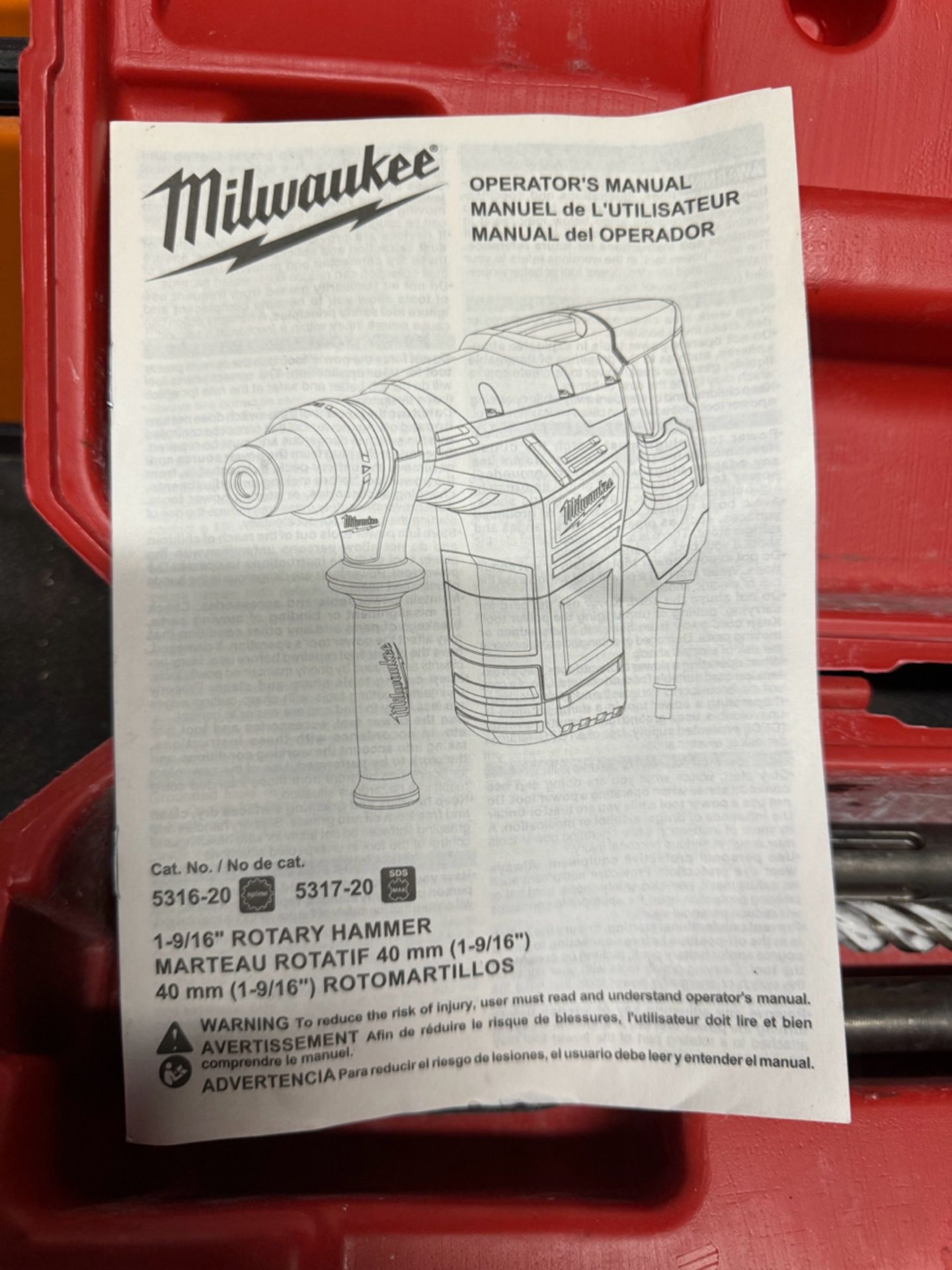 Milwaukee Rotary Hammer - Image 2 of 3