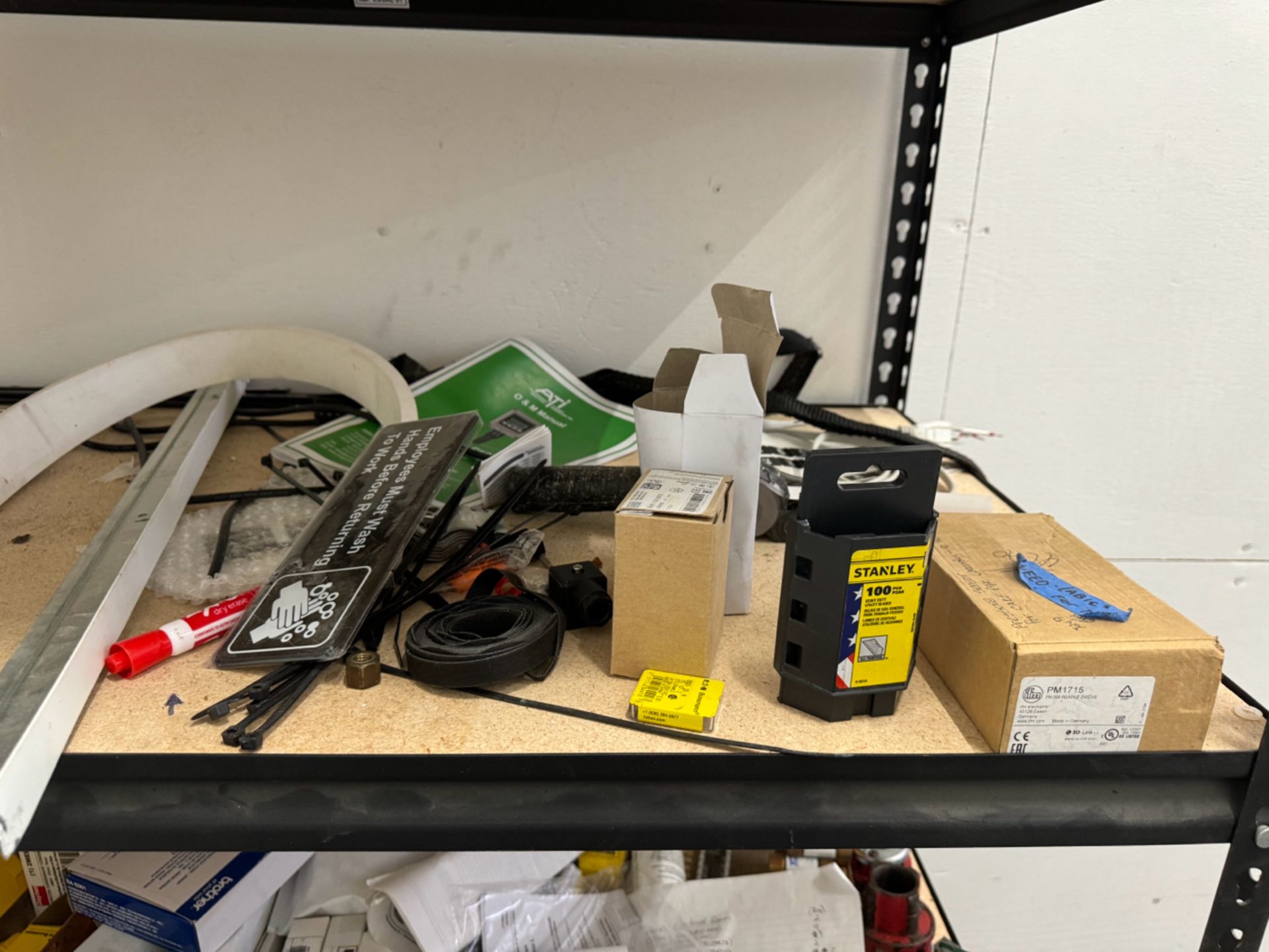 Lot Industrial Shelf w/ Contents Consisting of Circuit Breakers, Fiber, Fuses, Transit Tester, - Image 3 of 13