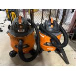 Lot (2) Ridgid Wet/Dry Vacs