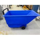 Bayhead Mobile Dump Bin, Blue