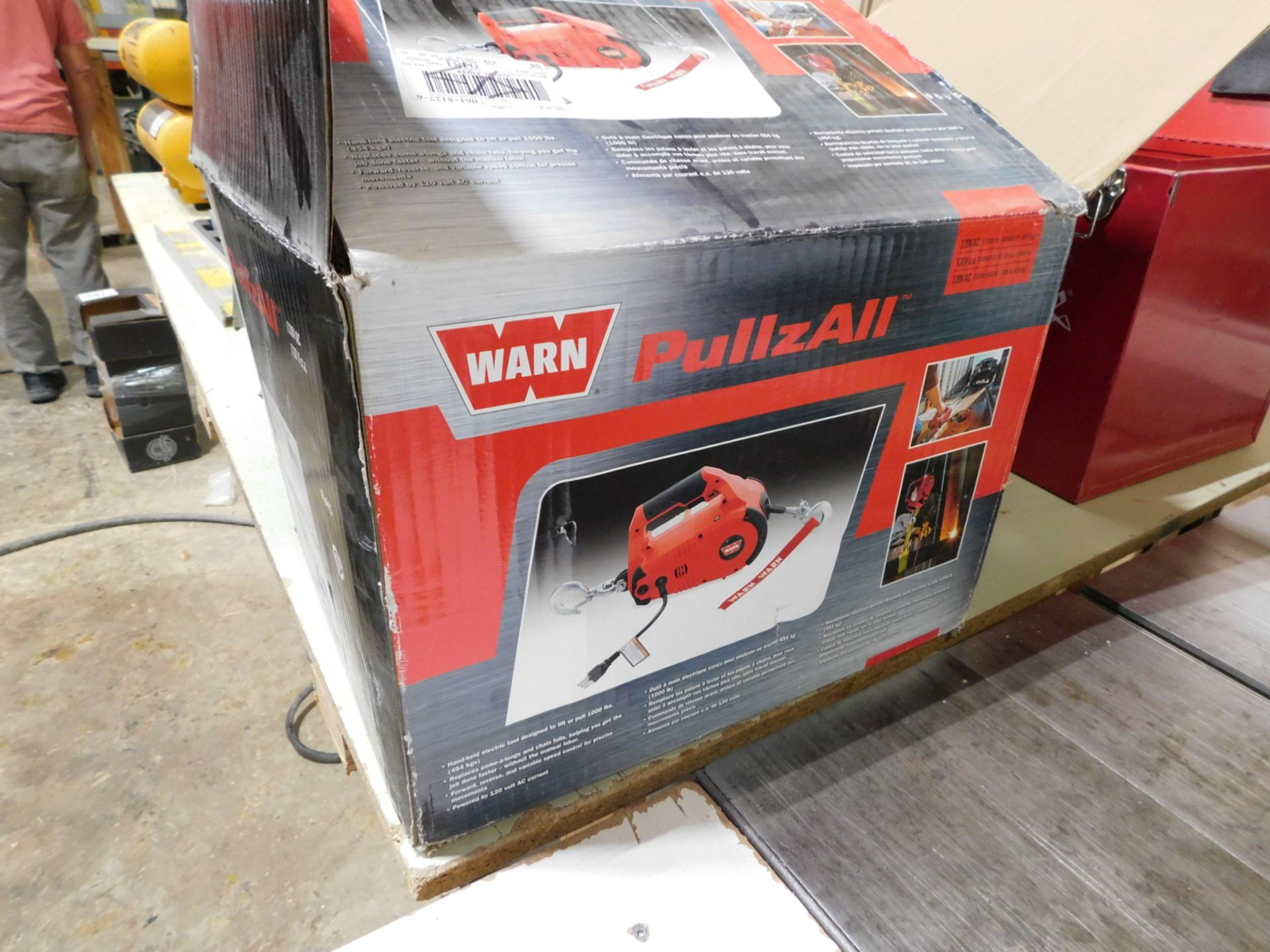 WARN PULLZALL 120V HAND HELD ELECTRIC WINCH, 1000 LB. CAP. - Image 2 of 2