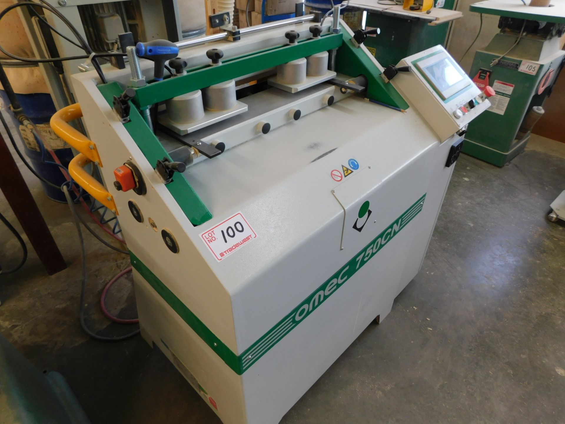 2020 OMEC 750CN CNC DOVE TAIL MACHINE, 220V, TOUCH SCREEN CONTROLS, S/N 200130 - Image 2 of 6