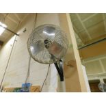 (2) 22" WALL MOUNTED FANS