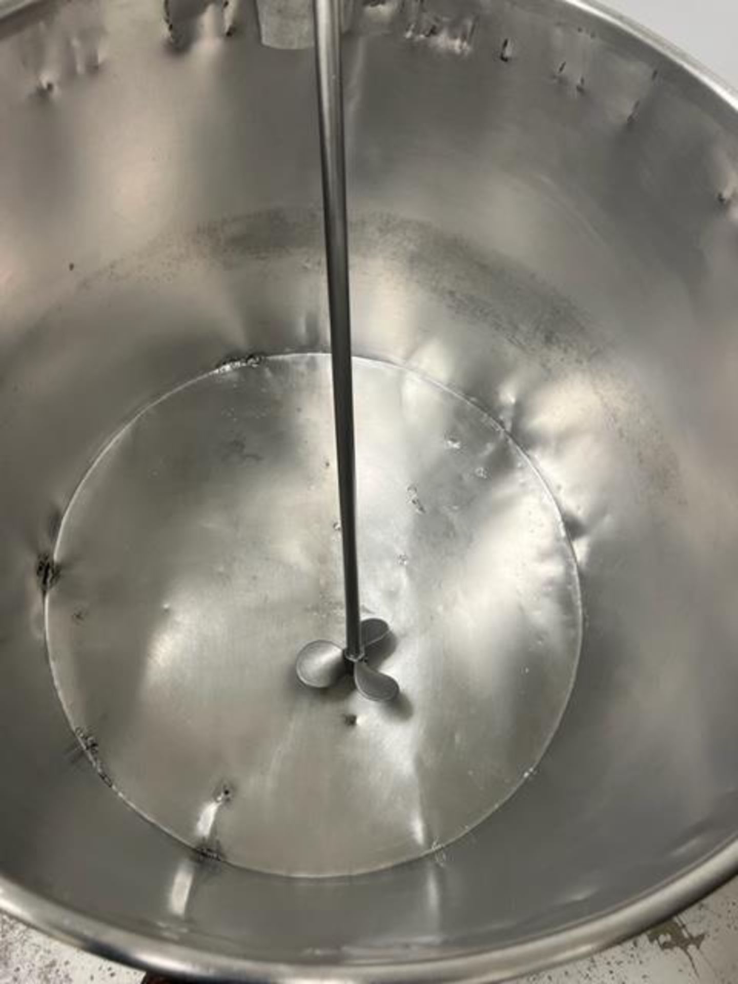 Asset 187 - Stainless Steel 70 gallon tank with air operated 6" diameter propellor - Image 3 of 3